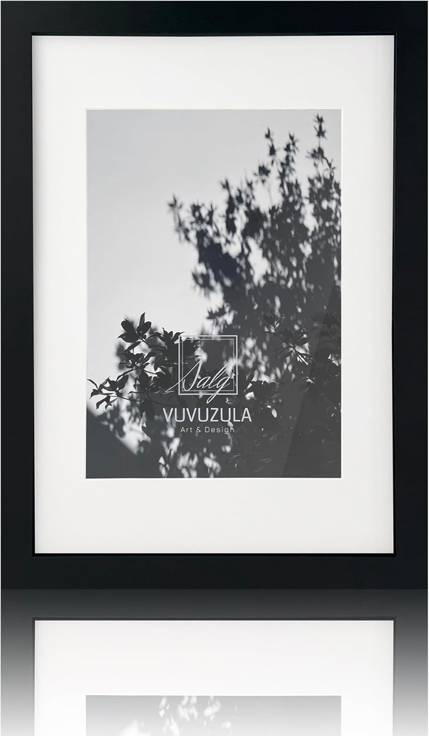 VUVUZULA A3 Frame Black Picture Frames A3 Photo Frame A3 Black Frame with Mount...