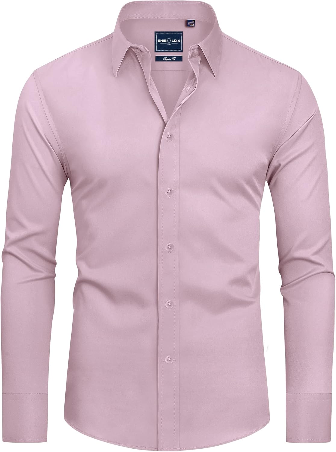 Alimens & Gentle Slim Fit Mens Dress Shirts Long Sleeve Dress Shirts for Men Sta...