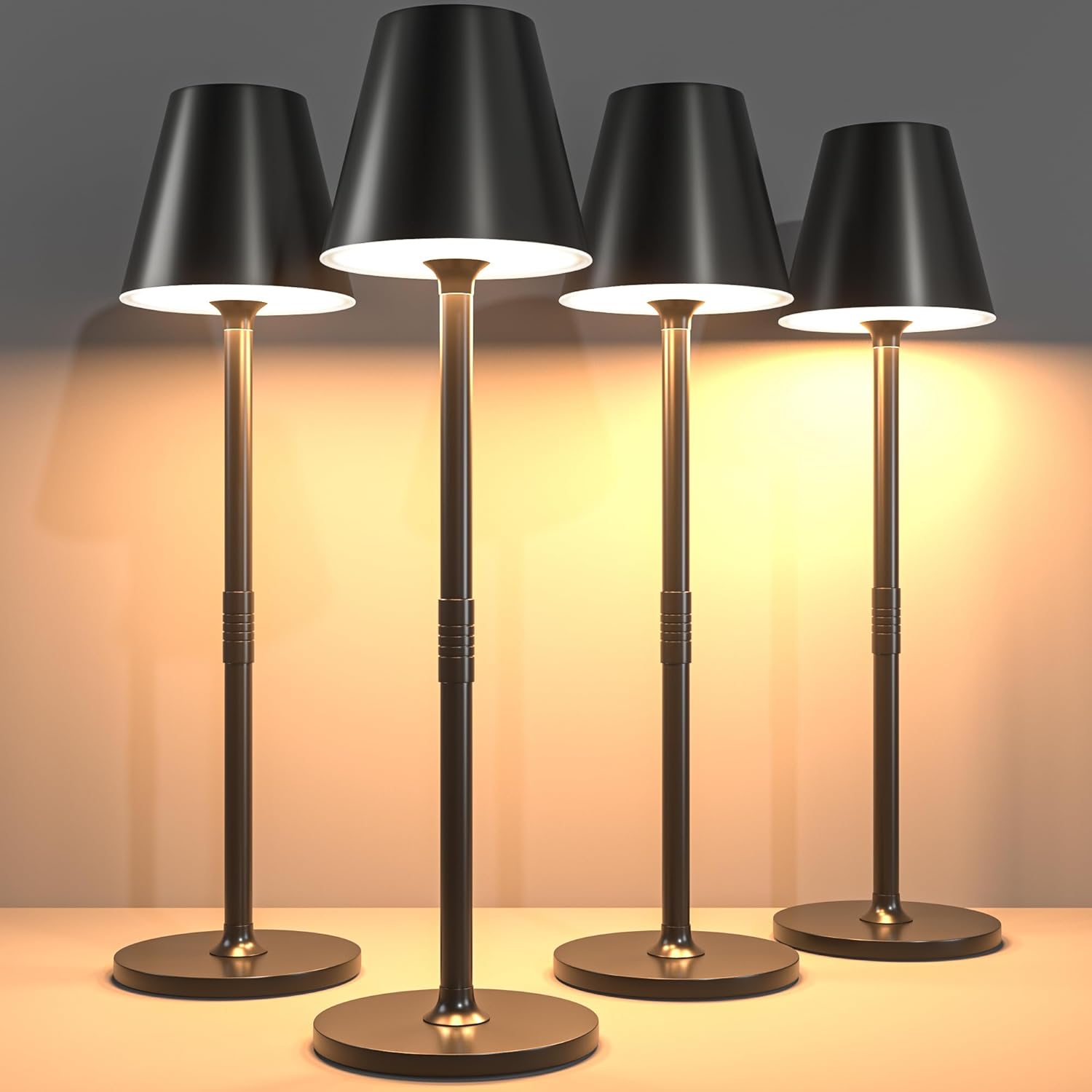 LED Cordless Table Lamp, Special Desk Lamp with 40...