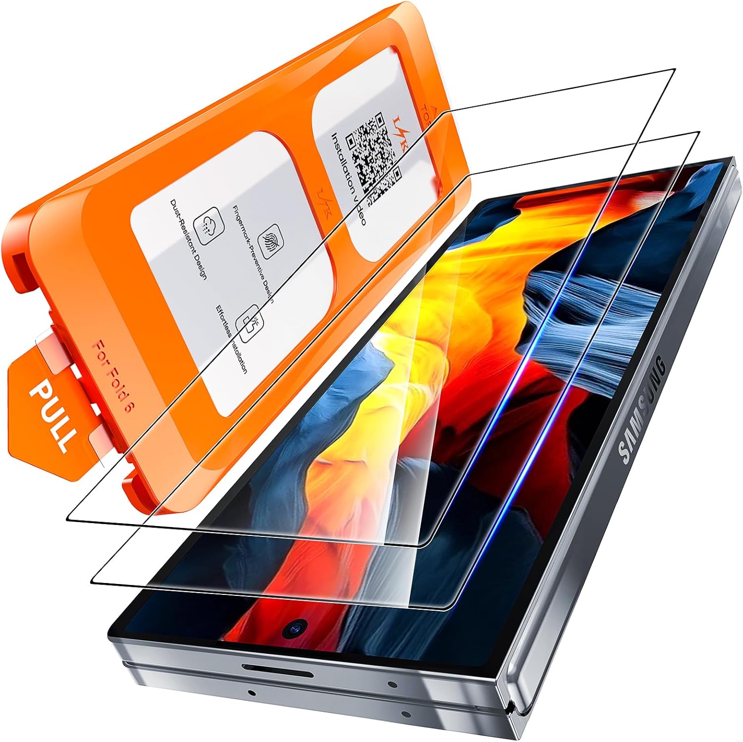 LϟK 3 in 1, Special Screen Protector for Samsung G...