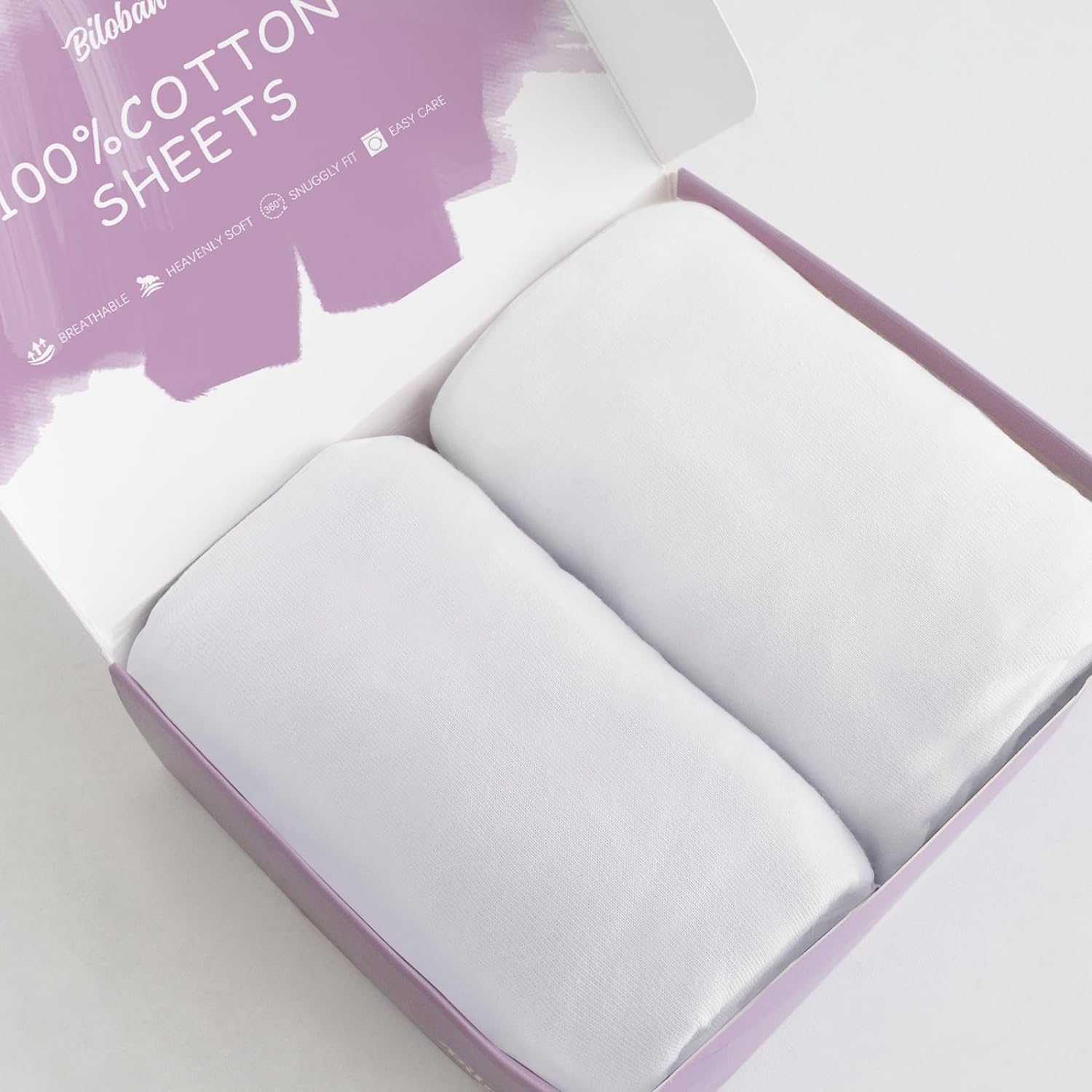 100% Cotton Bassinet Sheets Compatible with Ingenu...