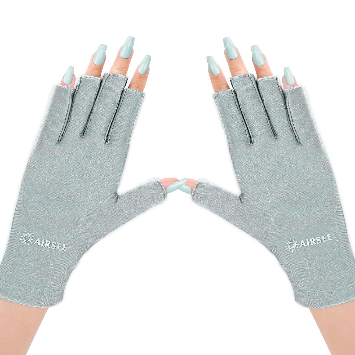 AIRSEE UV Gloves for Nail Lamp,Professional UPF50+ UV Protection Gloves for Mani...