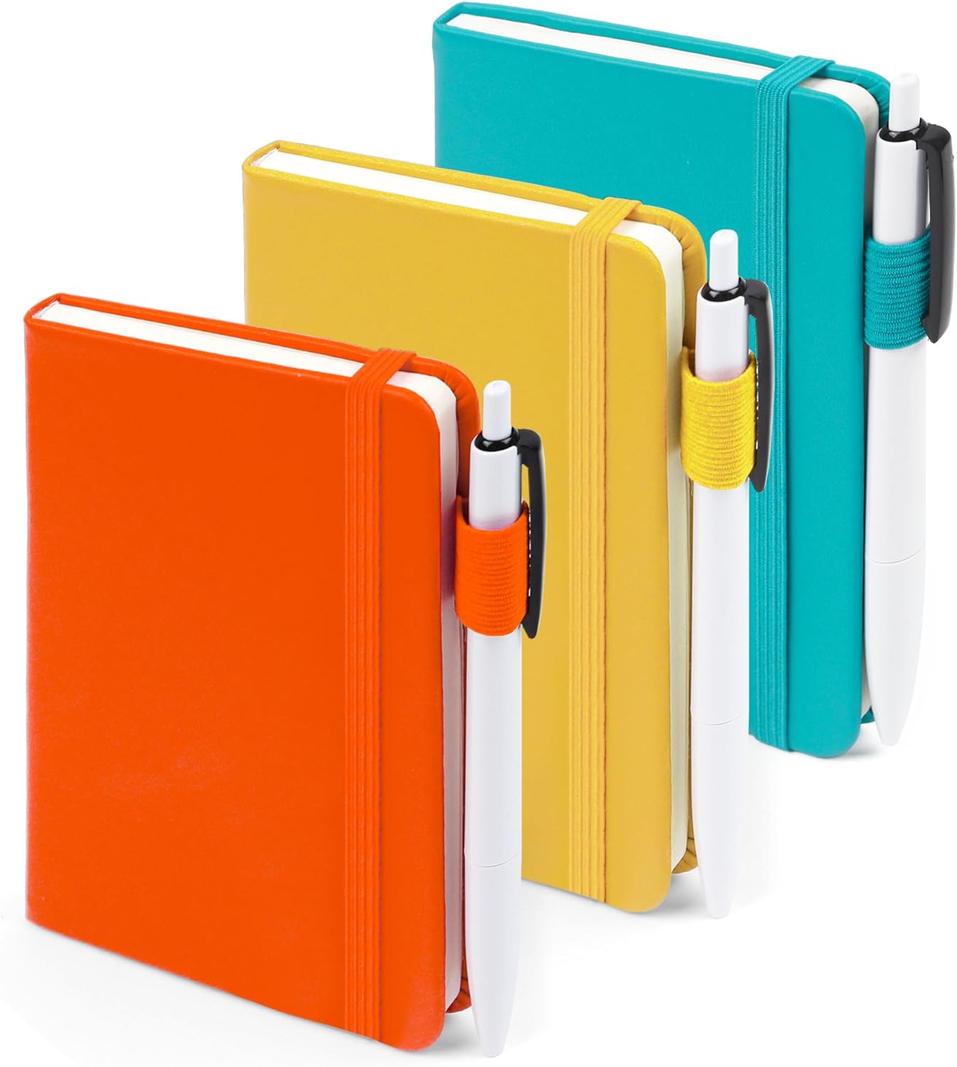 feela Pocket Notebook Journals, Mini Cute Small Hardcover College Ruled Notepad...