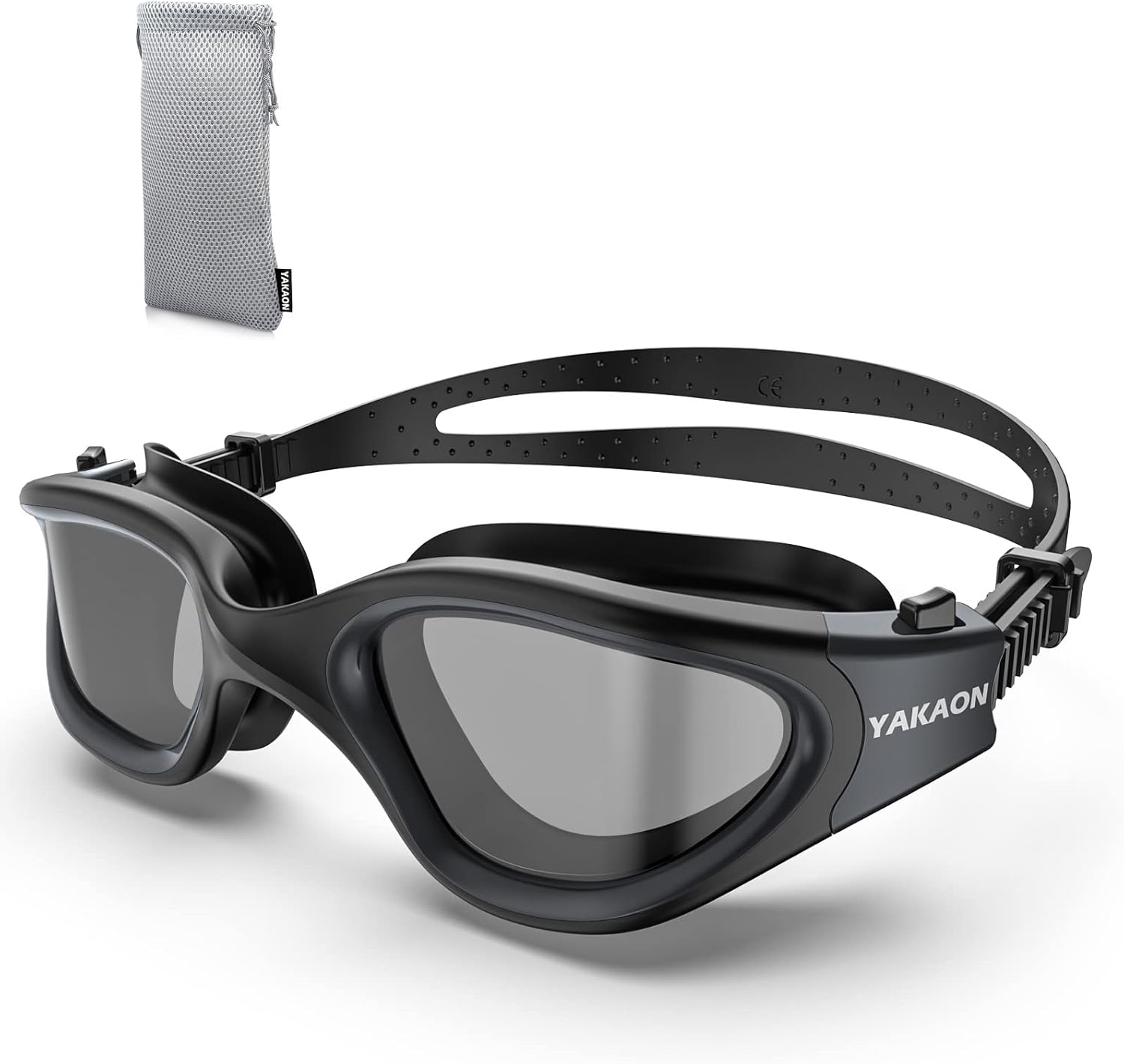 YAKAON G1 Swimming Goggles, Polarized/Non-Polarized Swim Goggles Anti-Fog for Me...