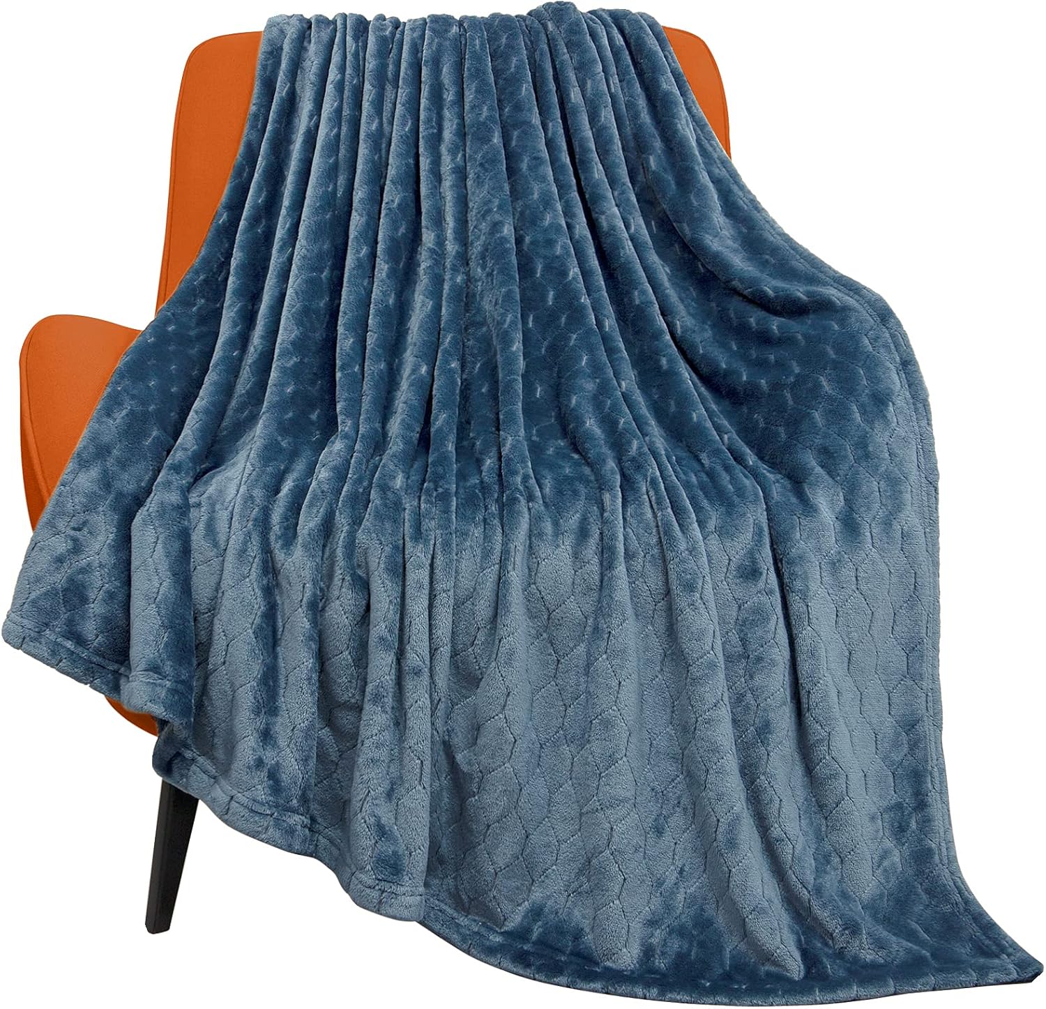 TOONOW Fleece Blanket Super Soft Plush Throw Blanket Twin Size 60" x 80", Cozy F...