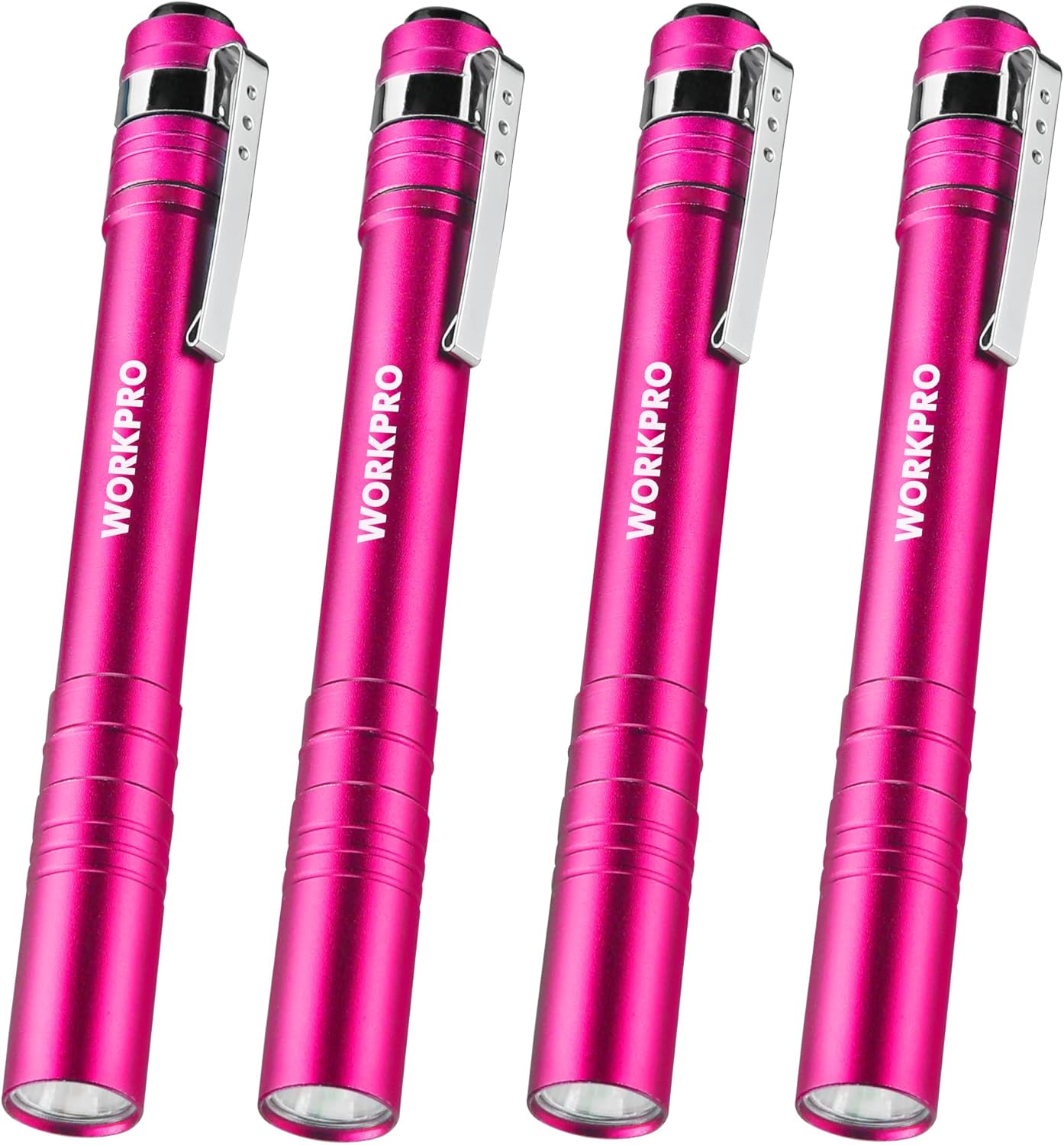 WORKPRO LED Pen Light, Aluminum Pen Flashlights, Pocket Flashlight with Clip for...