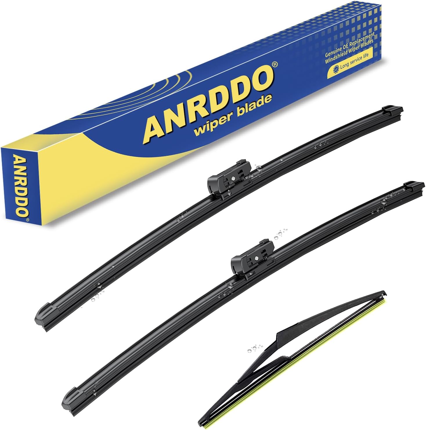 3 Wipers Factory Replacement For 2015 2016 2017 2018 2019 2020 2021 2022 2023 Je...