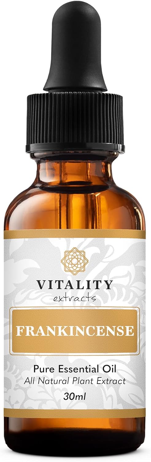 Vitality Extracts Frankincense Essential Oil - 30ml, Boswellia Serrata, Aromathe...