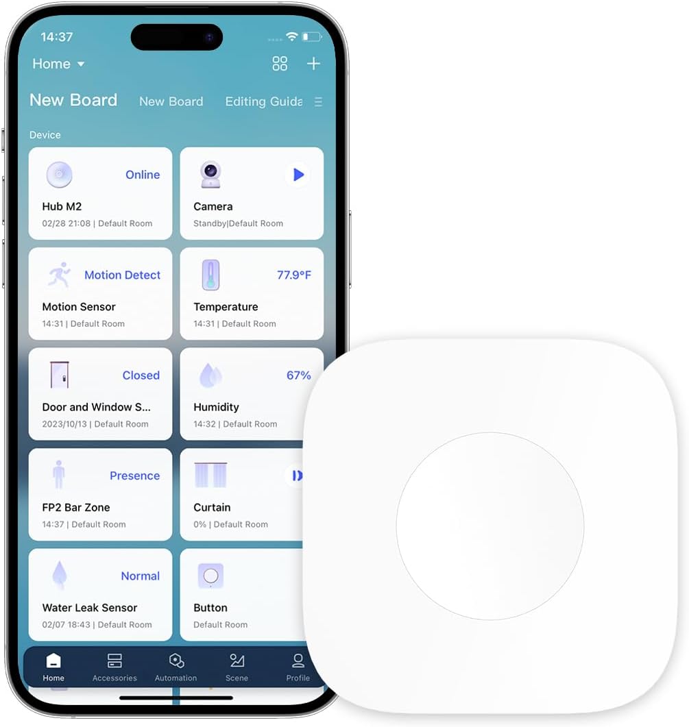 Aqara Wireless Mini Switch, Requires AQARA HUB, Not Support Third Party Hubs, Zi...