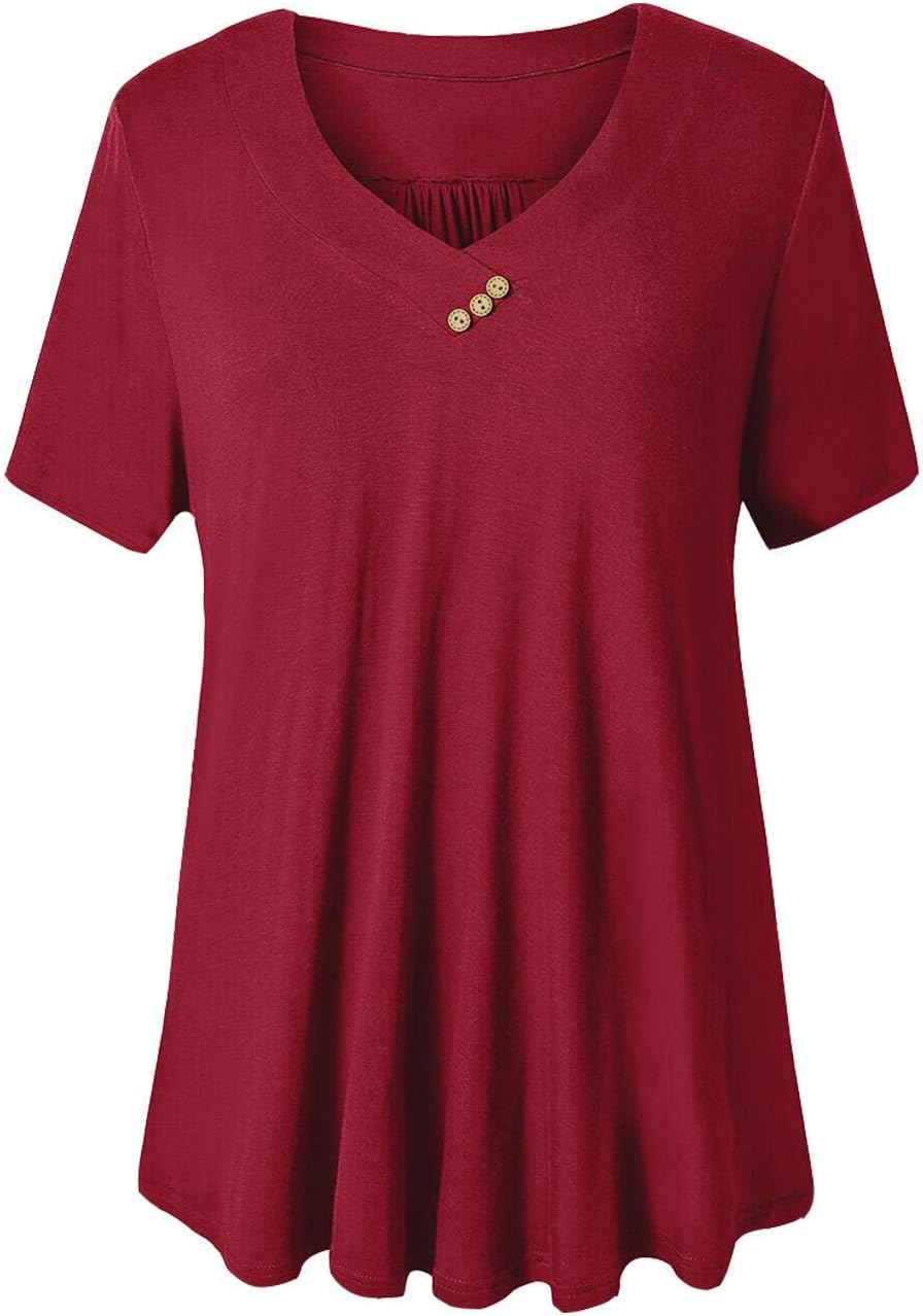 Stylish FOLUNSI Women’s Plus Size, Trendy Henley S...