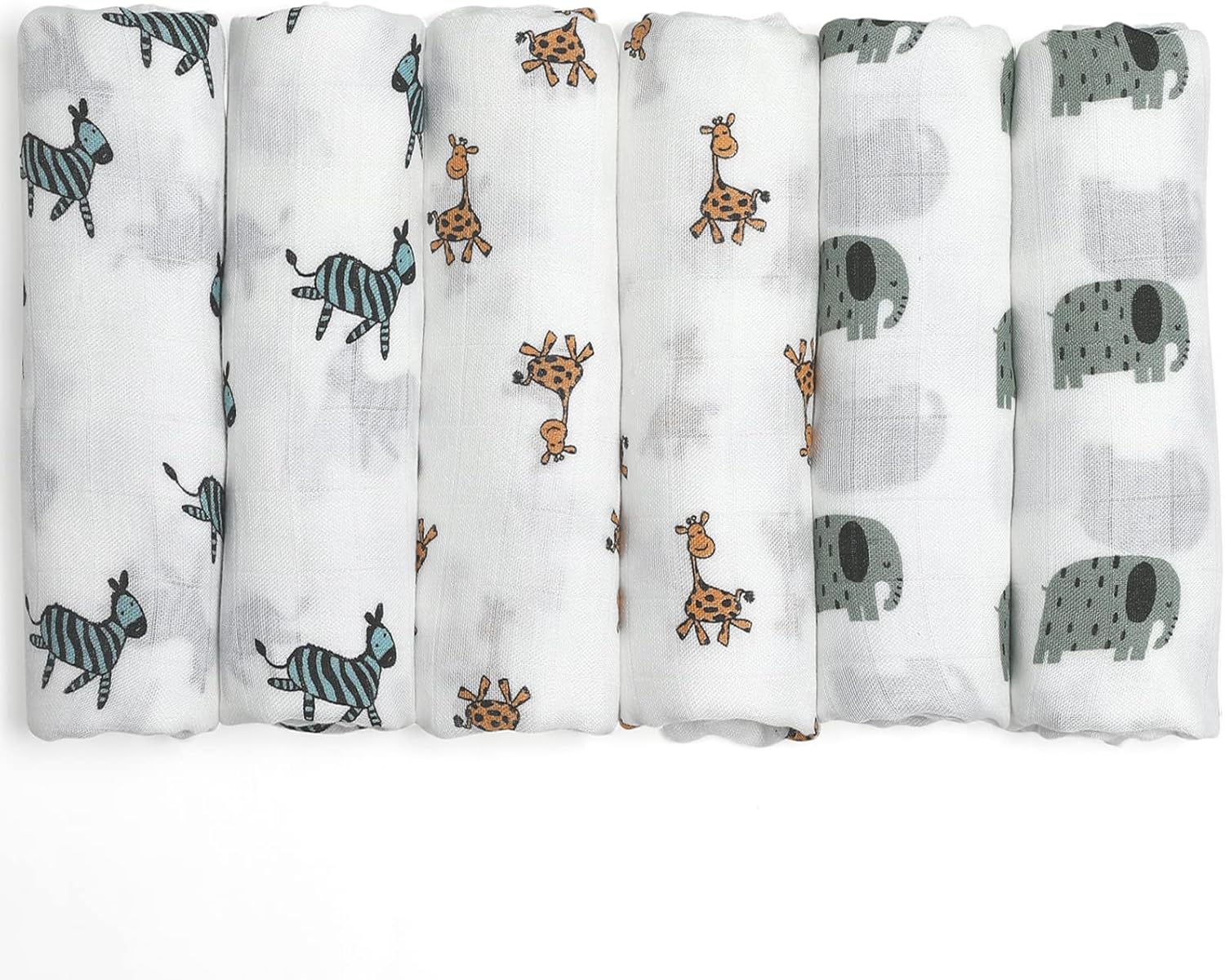 GLLQUEN BABY Receiving Blanket Boy Cotton Muslin Swaddle Blankets Girl Newborn S...