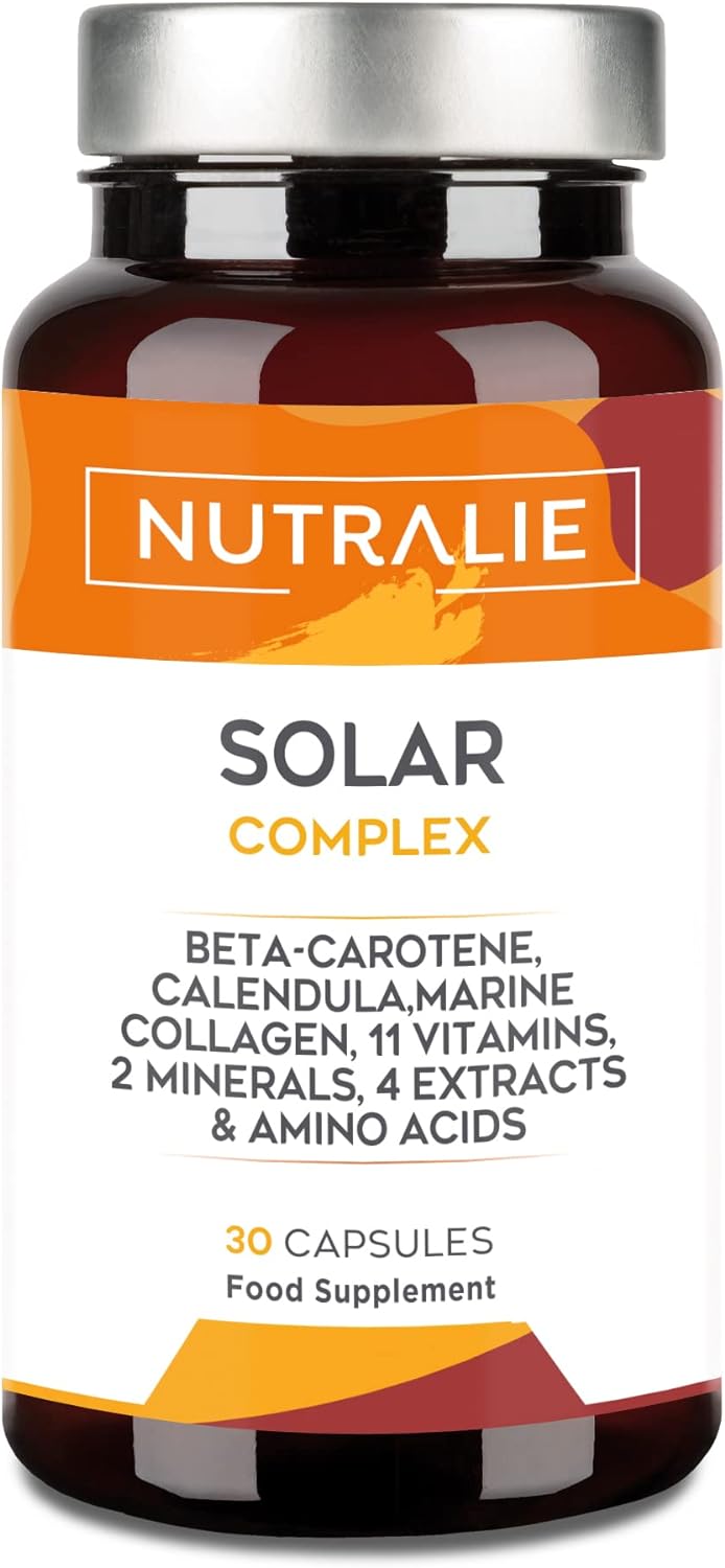 Solar Complex - Sun Tanning Capsules - Beta-Carotene Accelerator Tanning - Tans,...