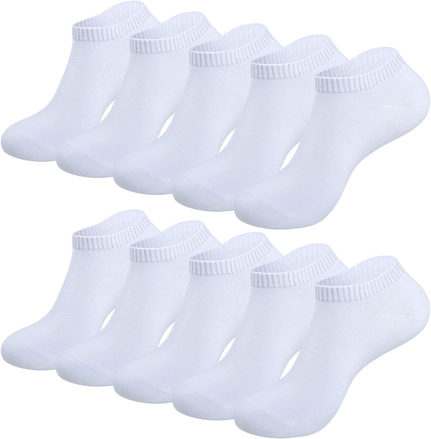 RUIXUE Mens Sports Socks, 10 pairs Breathable Trai...