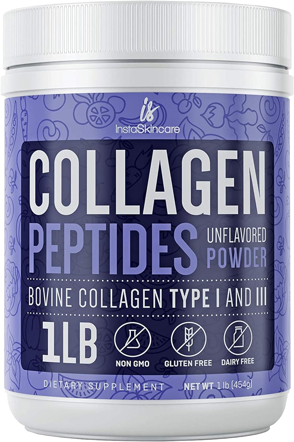 Collagen Peptides Powder for Women Hydrolyzed Collagen Protein Powder Types I an...