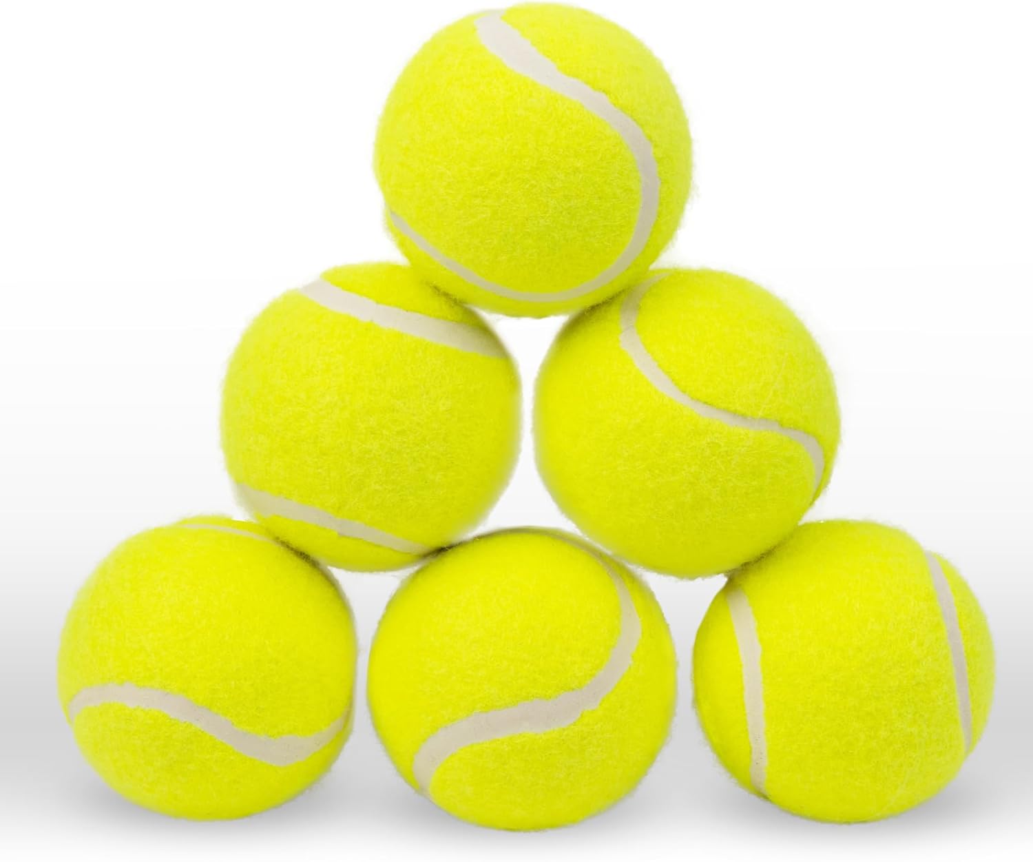 pet prime Dog Tennis Ball 2.5" x 6 PCS Automatic Dog Ball Launcher Tennis Ball A...