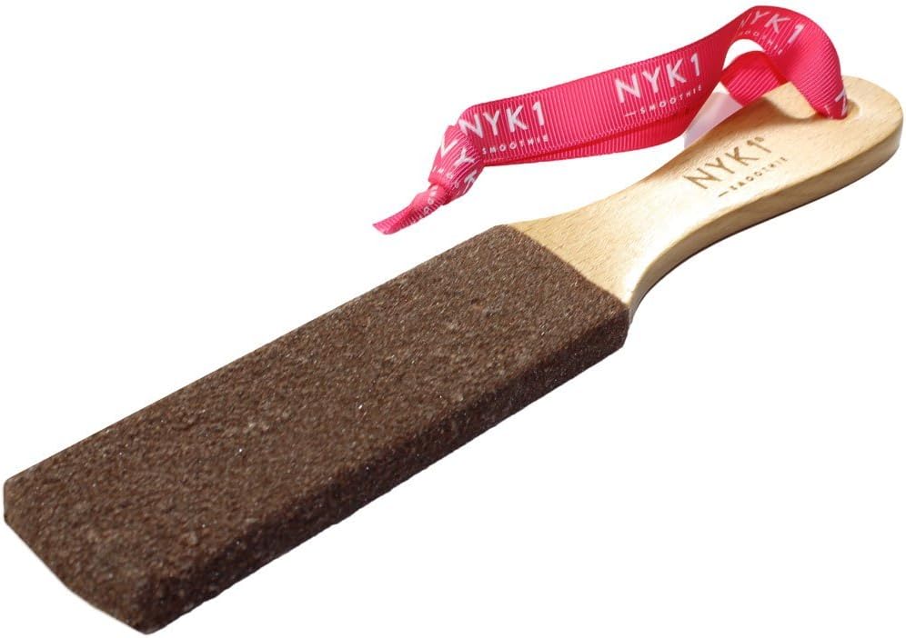 NYK1 SMOOTHIE Natural Curved Wood Foot File Eliminates Dry Scratchy Hardened Dea...