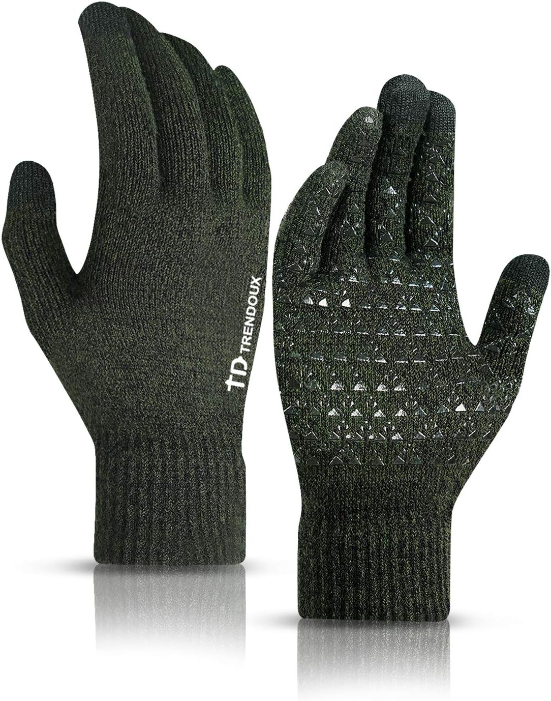 TRENDOUX Winter Gloves for Men Women - Upgraded Touch Screen Cold Weather Therma...