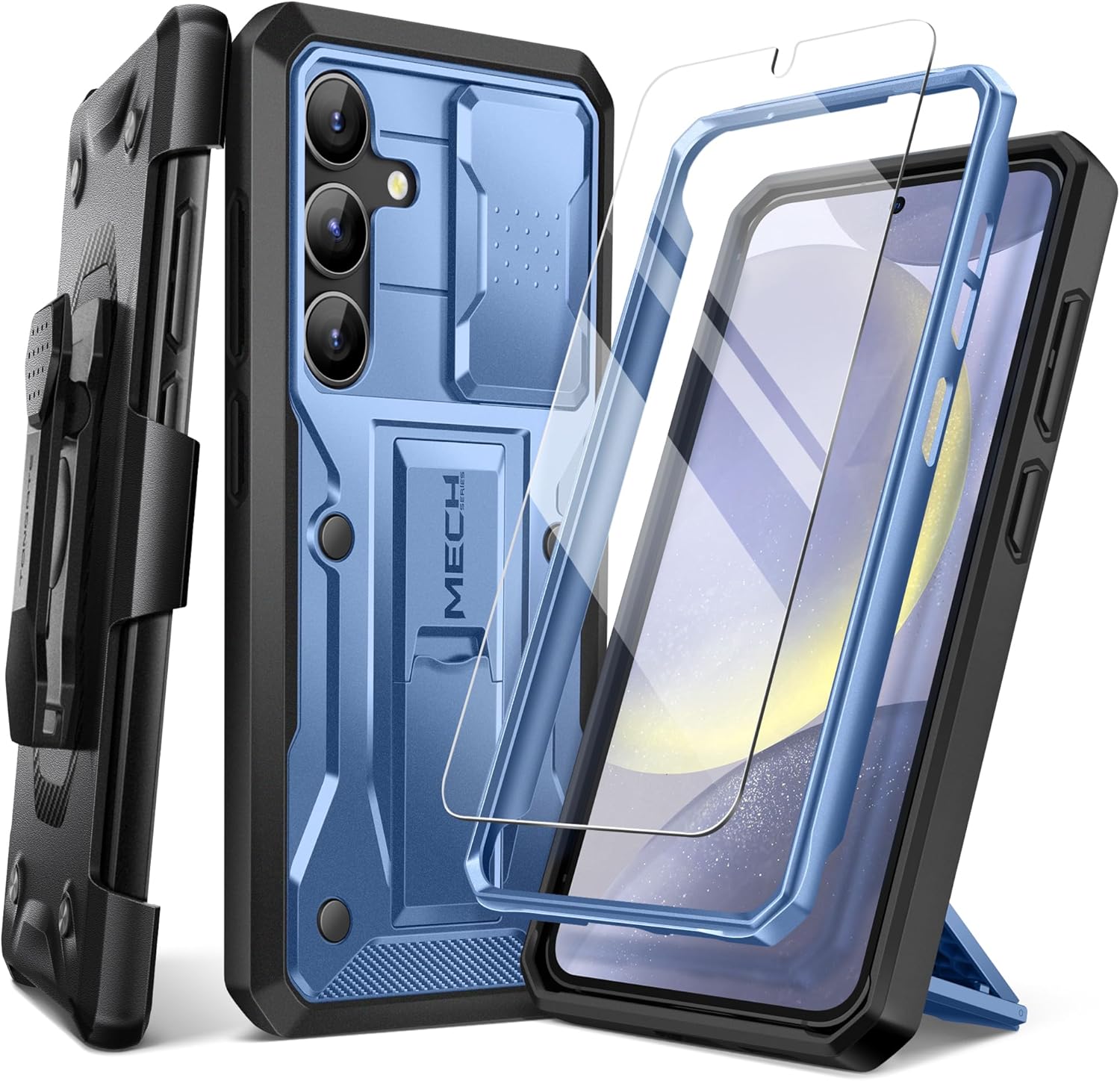 TONGATE Compatible with Samsung Galaxy S24 Plus Case with Slide Camera Cover and...