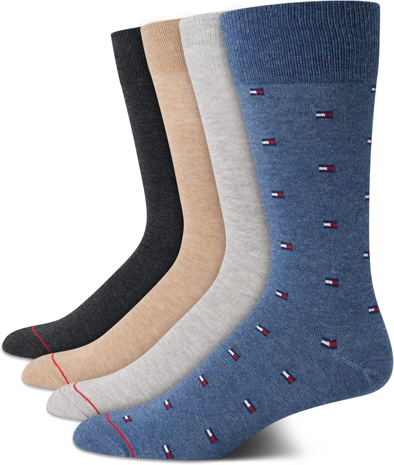 Tommy Hilfiger Men's Dress Socks, Special Lightwei...