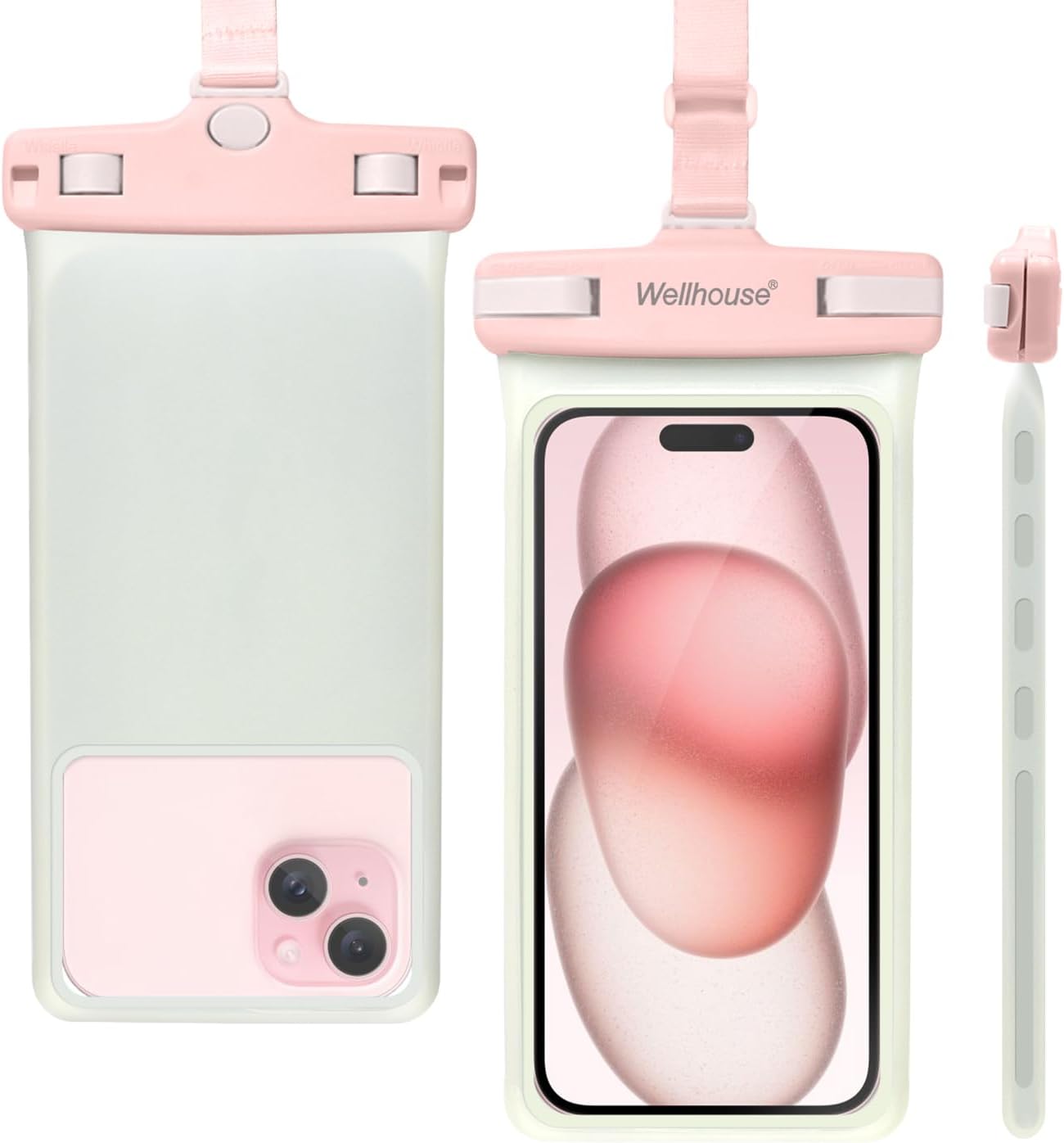Wellhouse Waterproof Phone Pouch, Waterproof Phone Case for iPhone 15 14 13 12 P...
