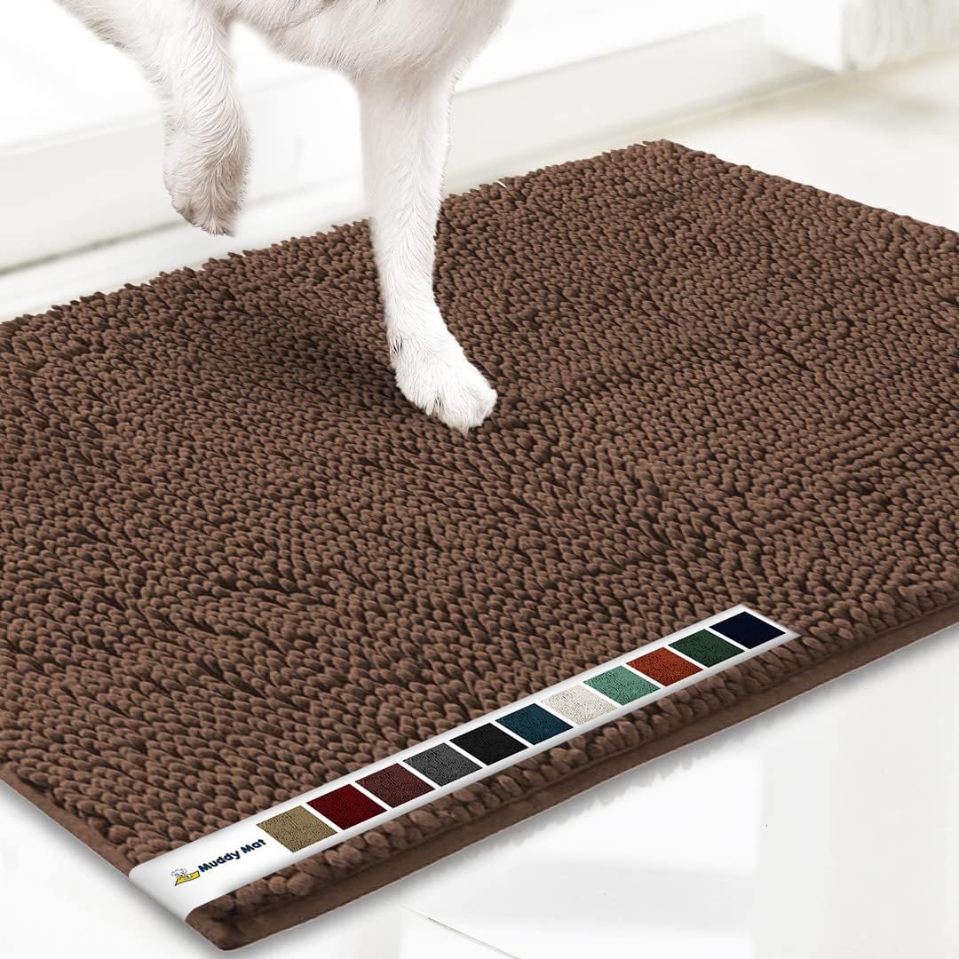 Muddy Mat AS-SEEN-ON-TV Highly Absorbent Microfiber Door Mat and Pet Rug, Non Sl...