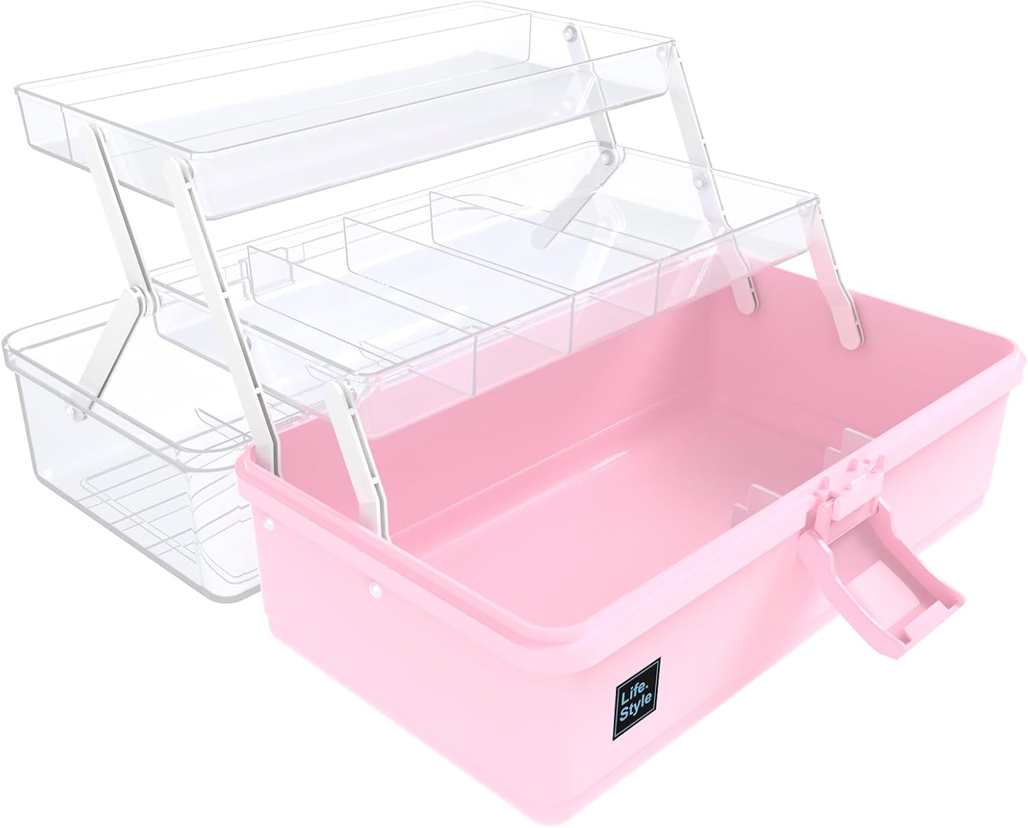 Calogy Craft Organizers and Storage Box, Craft Storage Box with Compartments, 13...
