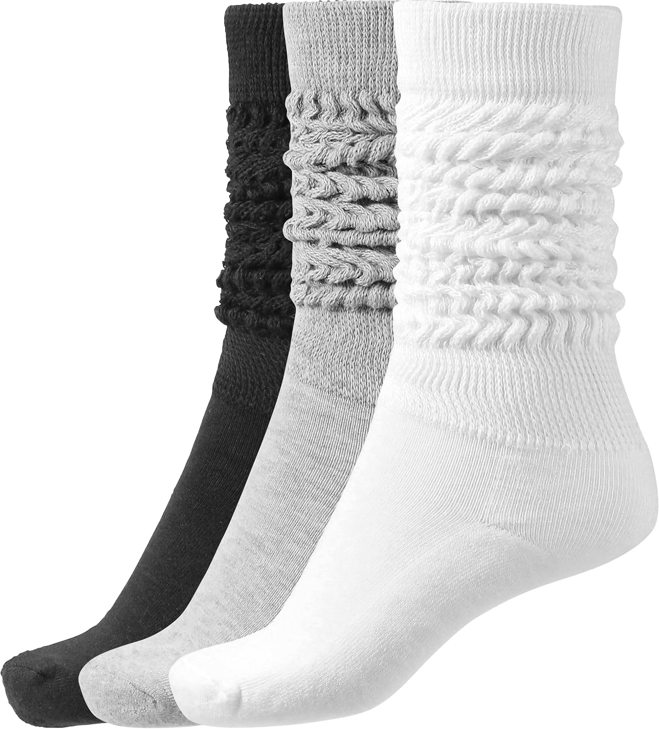 BomKinta Slouch Socks Women Thigh High Boot Socks Soft Scrunch Socks Size 5-11 O...