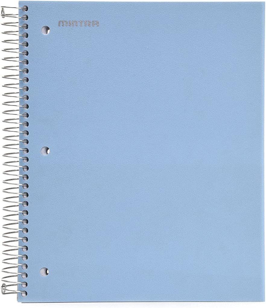 Mintra Office Durable Spiral Notebooks, 5 Subject (Arctic Ice, Wide Ruled 1pk) A...