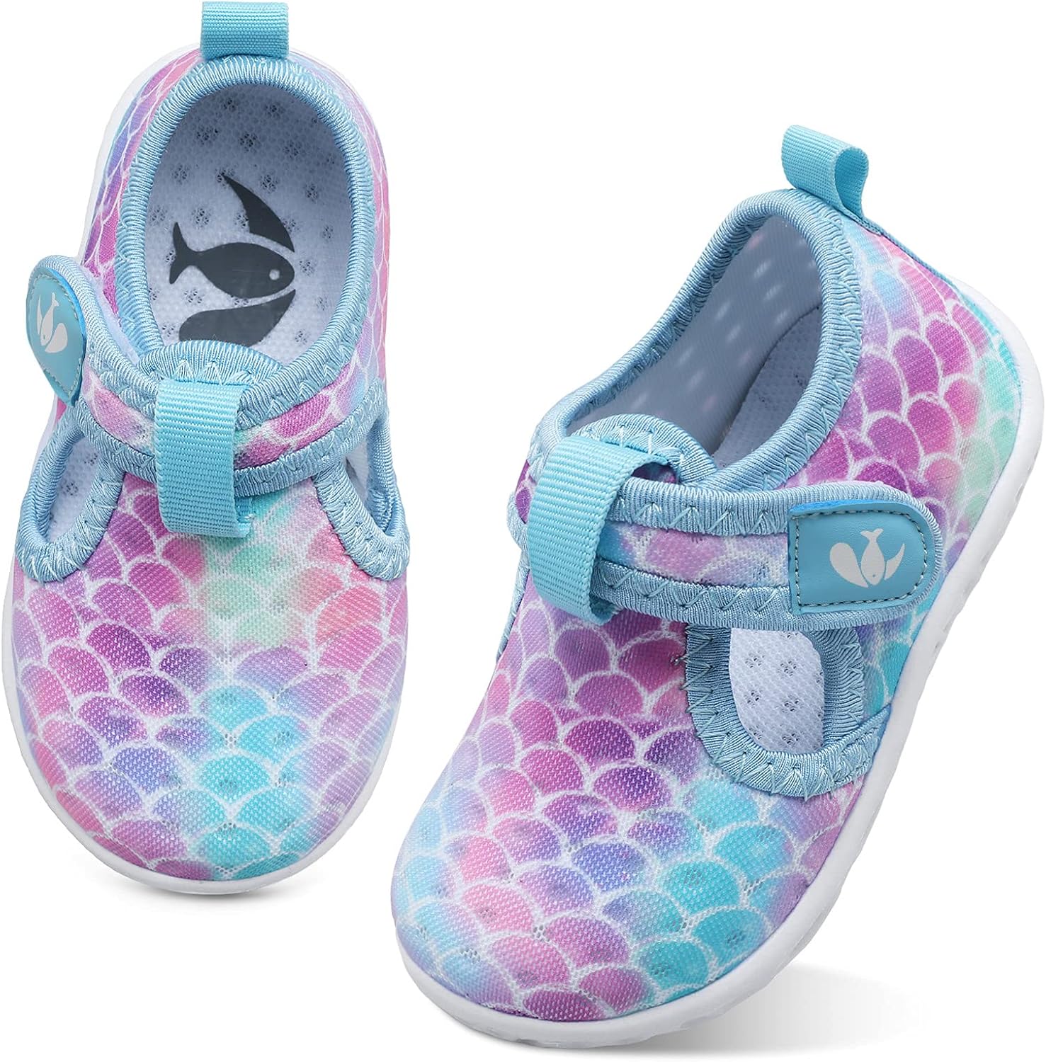 FEETCITY Boys Girls Water Shoes Kids Aqua Socks Quick Dry Barefoot for Beach Swi...