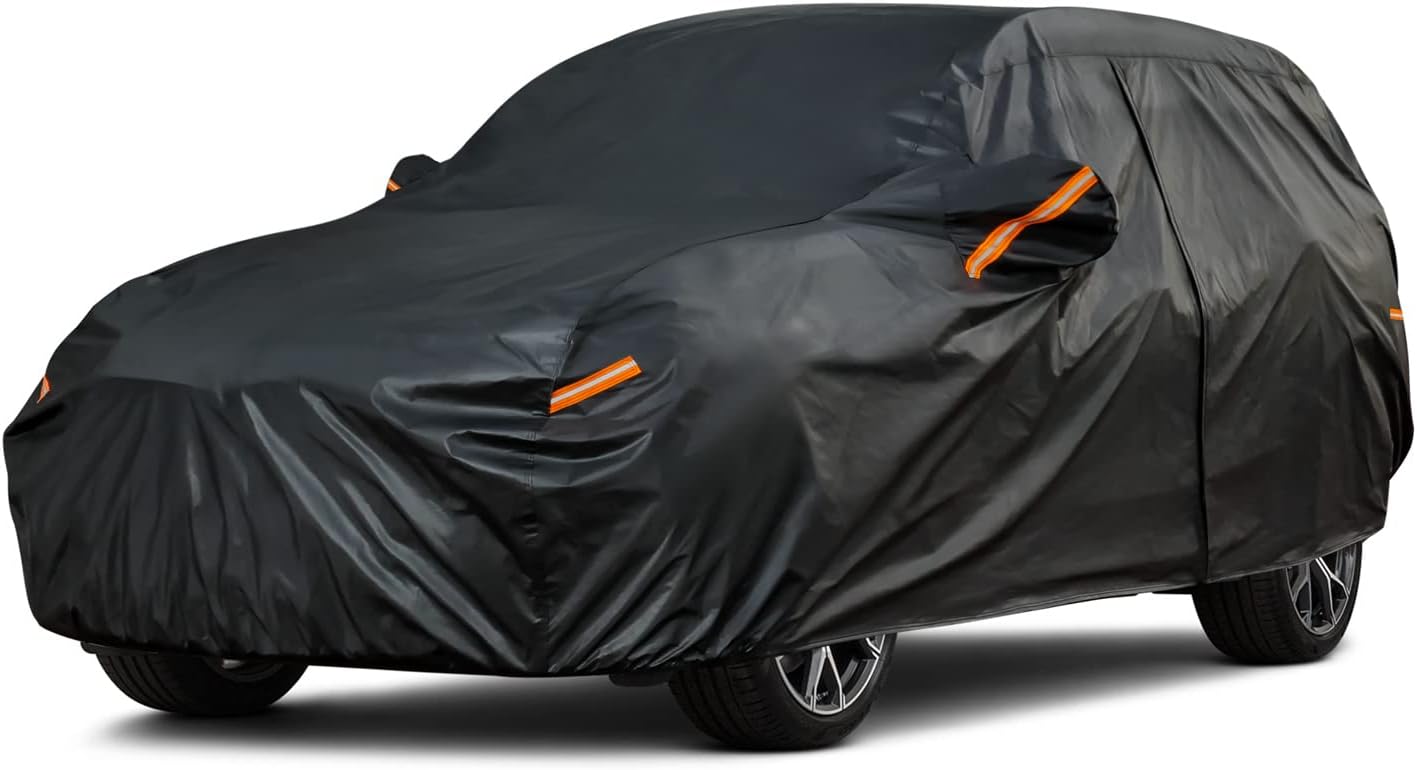 Kayme 7 Layers Heavy Duty SUV Car Cover Waterproof All Weather, Full Exterior Co...