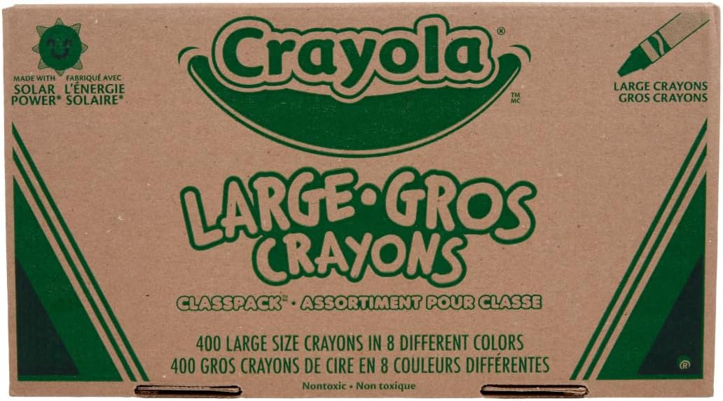 Crayola Crayon Classpack, Special Large Crayons fo...