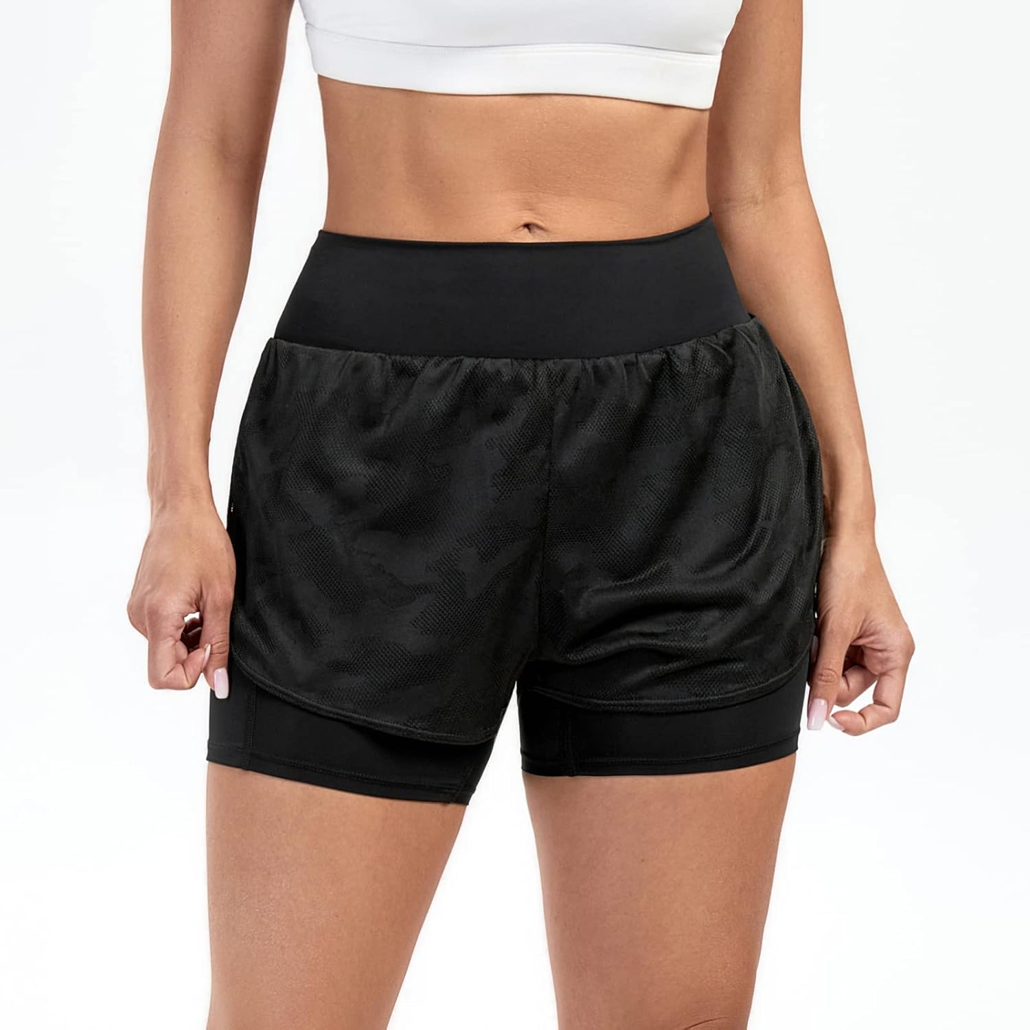 Blaosn Flowy Athletic Shorts for Women Gym Yoga Workout Running Tennis Skirt Com...