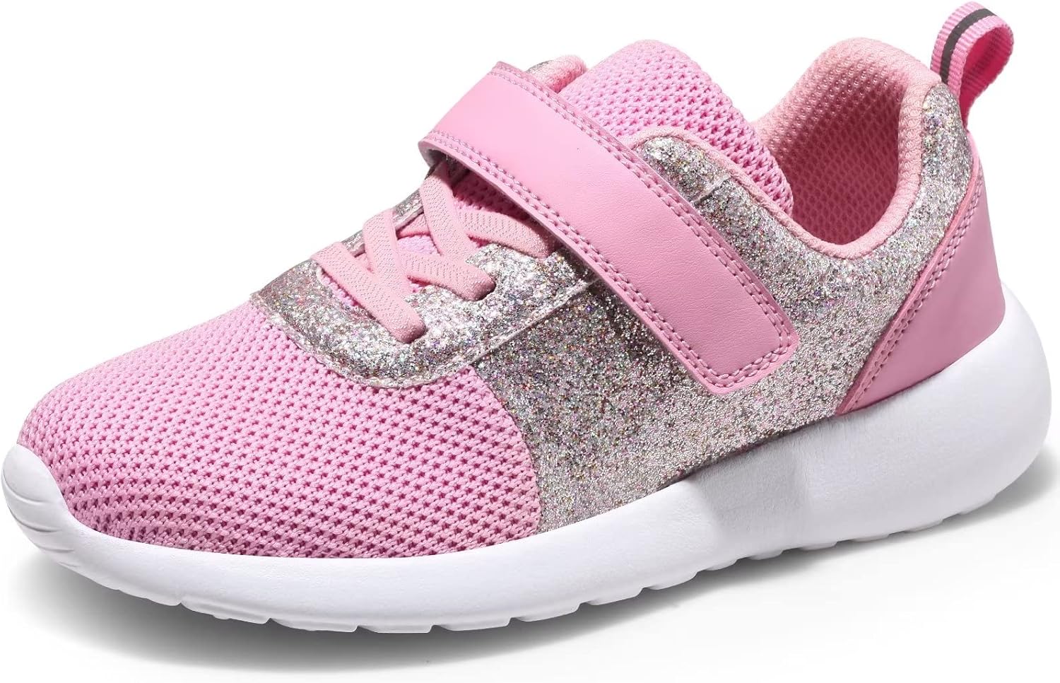 Girls Trainers Kids Athletic Shoes Toddlers Glitte...