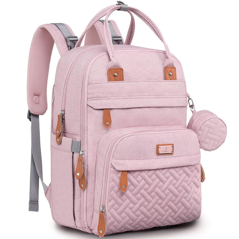 BabbleRoo Diaper Bag Backpack - Baby Essentials Travel Tote Multi function Water...