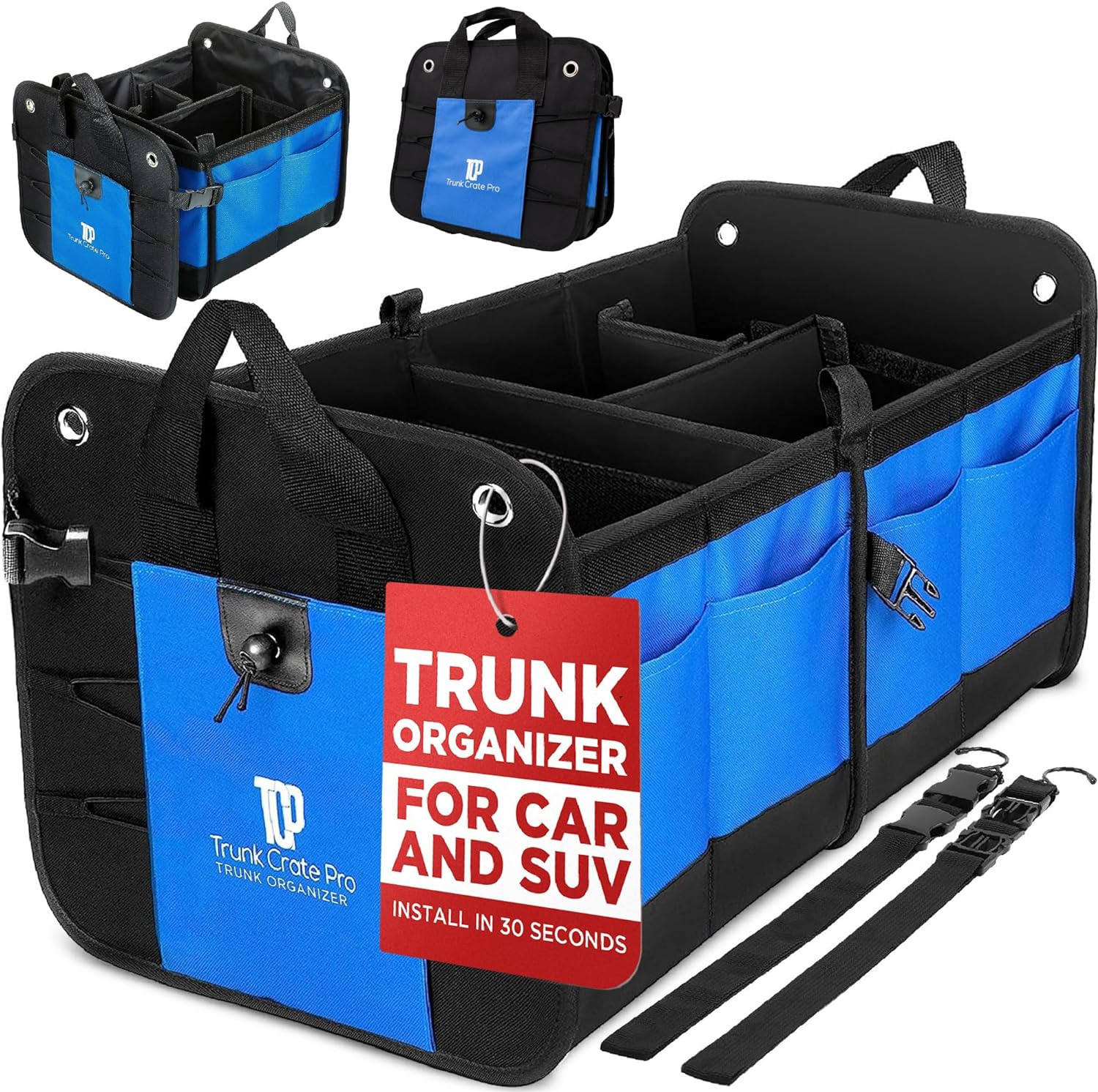 TRUNKCRATEPRO Car Trunk Organizers | Trunk Organizer, Car Storage Organizer - Pr...