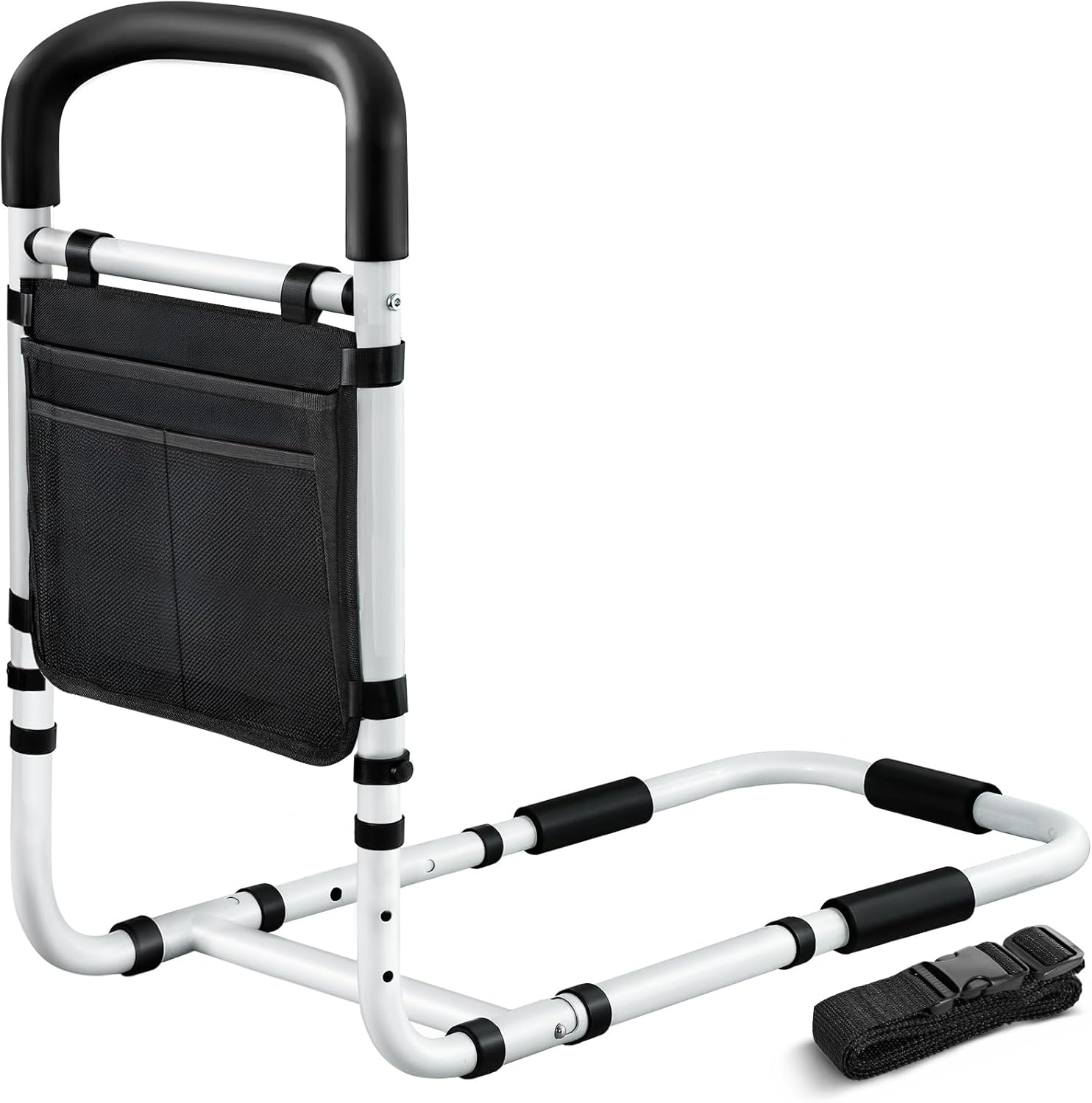 AUVON Bed Rails for Elderly Adults Safety, Adjustable Bed Assist Rail with Doubl...
