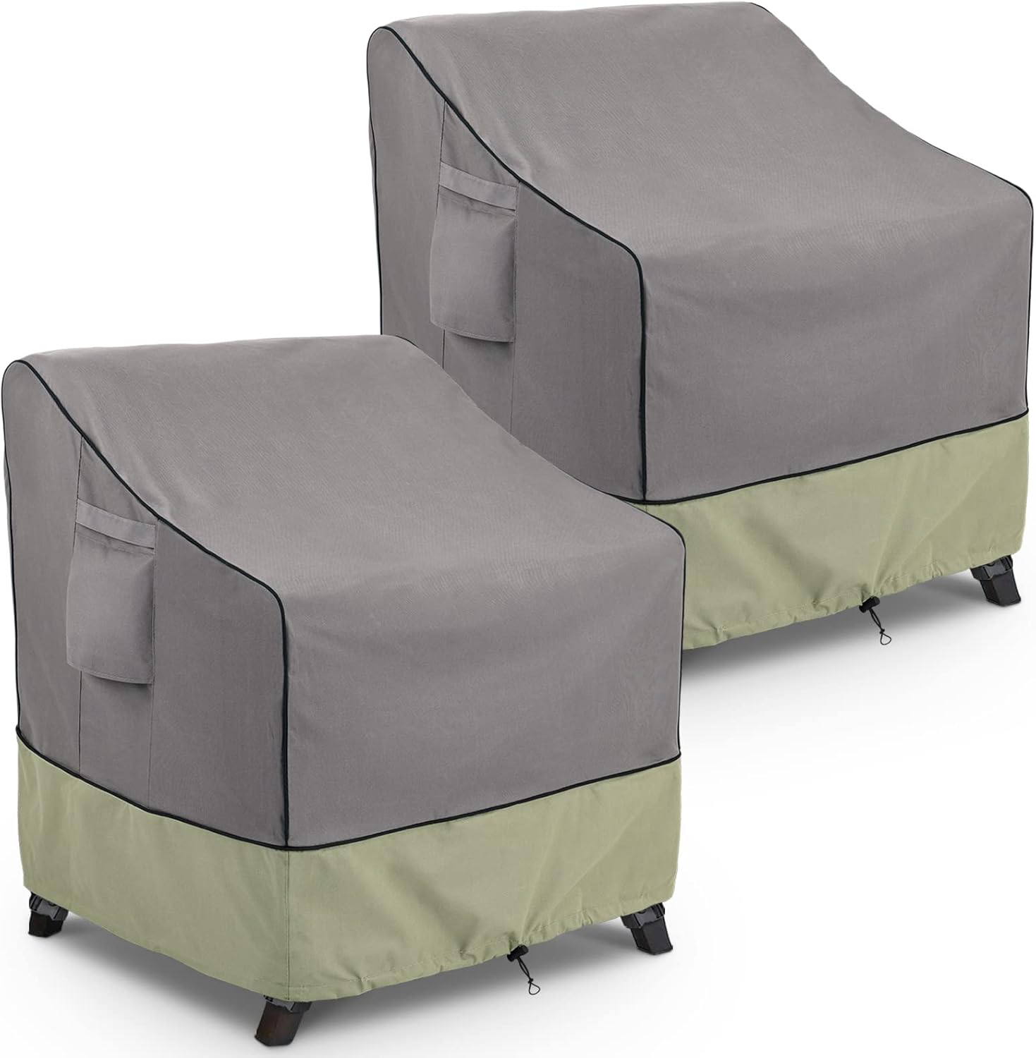 KylinLucky Patio Chair Covers Outdoor Furniture Covers Waterproof Fits up to 32W...