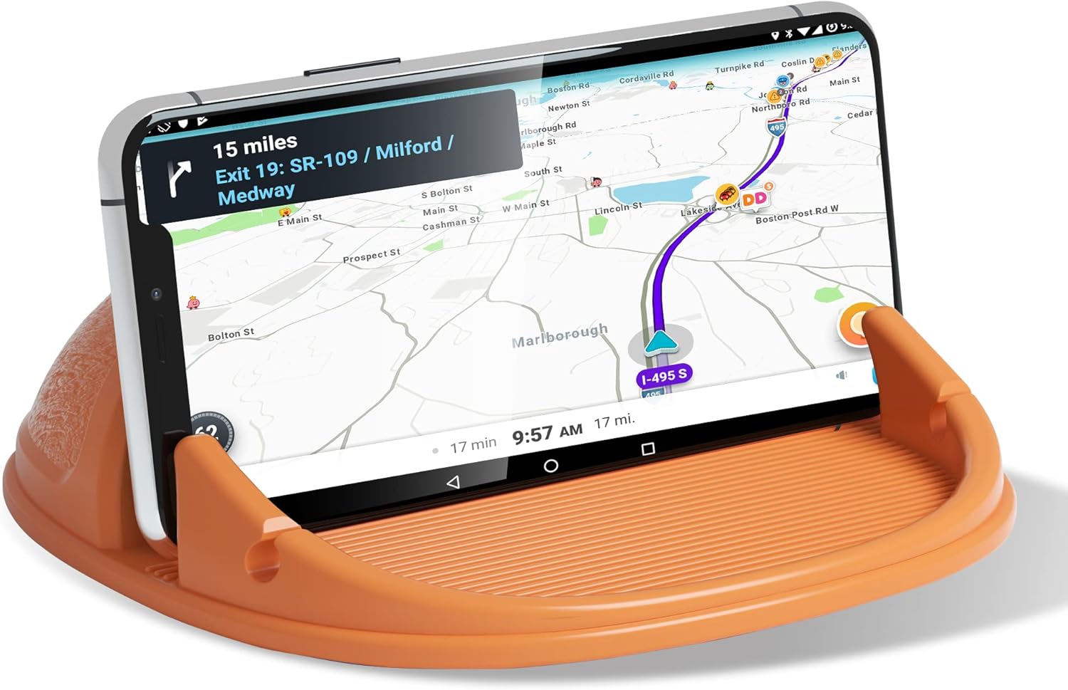 Cinati Car Phone Holder, Car Phone Mount Silicone Car Pad Mat for Various Dashbo...