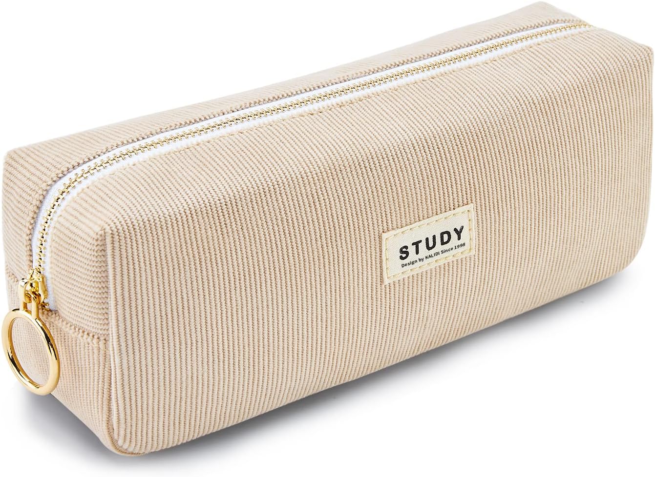 KALIDI Corduroy Pencil Case Large Pen Bag Stationery Pouch for Teenage Boys Girl...