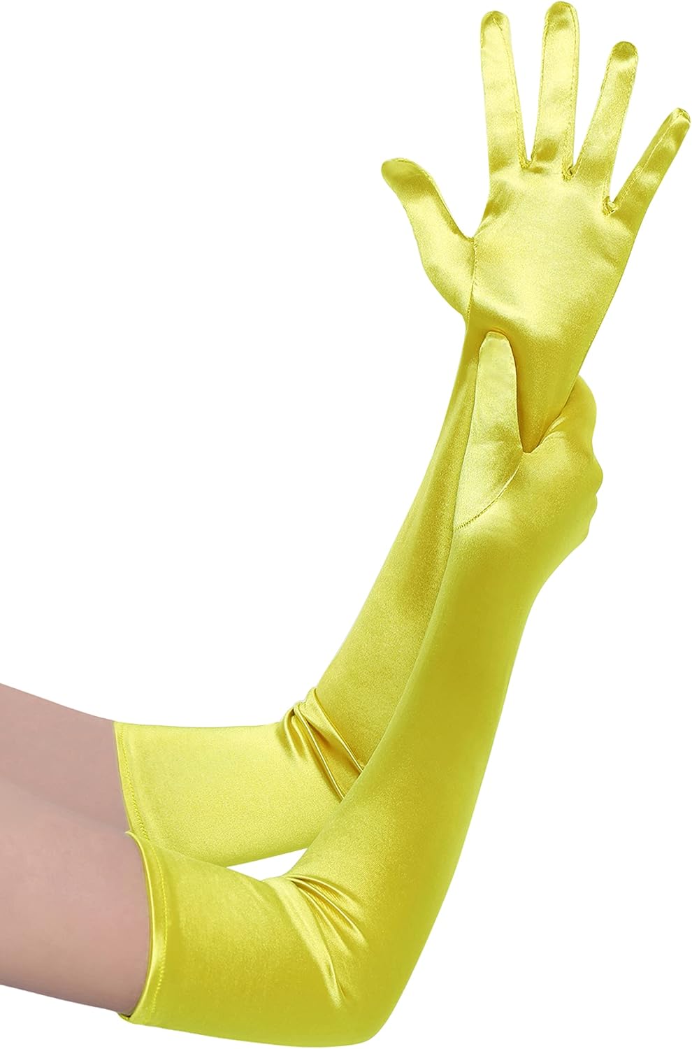 BABEYOND Long Opera Party, Special Satin Tea Party Gloves, Innovative 1920s Cost...