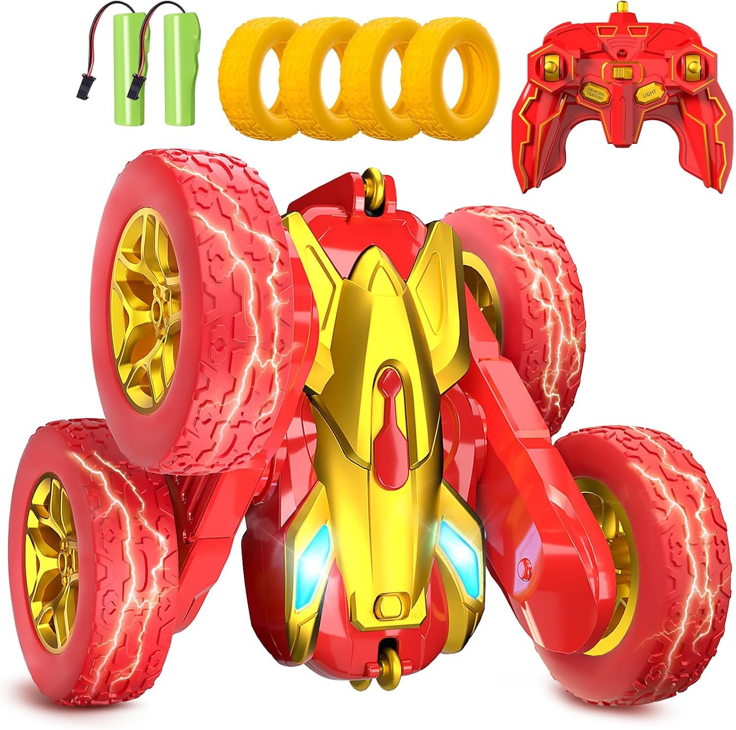 Remote Control Car, 2024 New RC Cars Stunt RC Car Toys for Ages 5-7 Double-Sided...