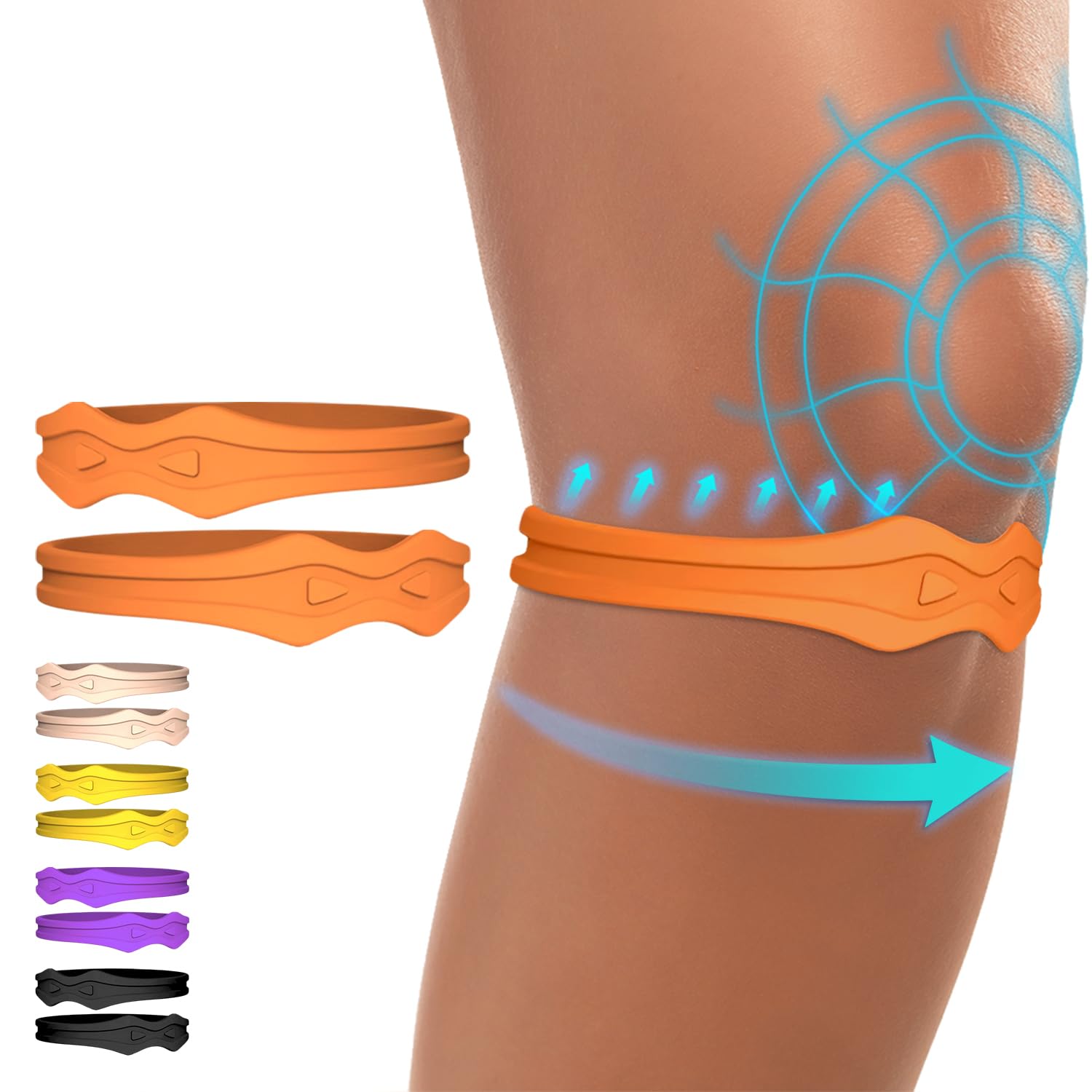 Fitgeno Knee Strap Patella Support: Knee Band for Patellar Tendon Pain Relief -...