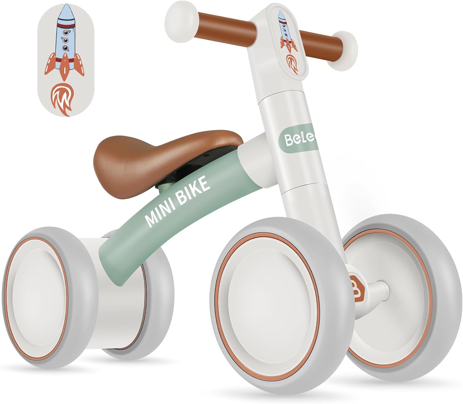 BELEEV Toddler Balance Bike for 1-2 Year Old, Baby First Starter Bike for Kids G...