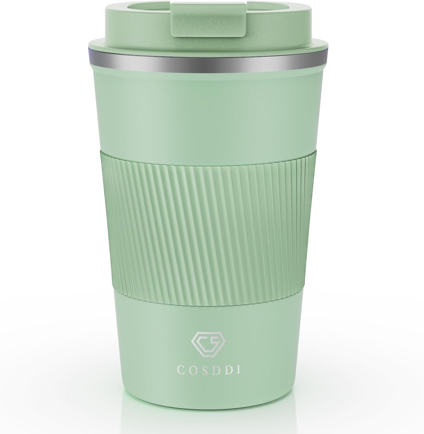 CS COSDDI Travel Mugs, Insulated Coffee Cup with Leakproof Lid - Reusable Coffee...