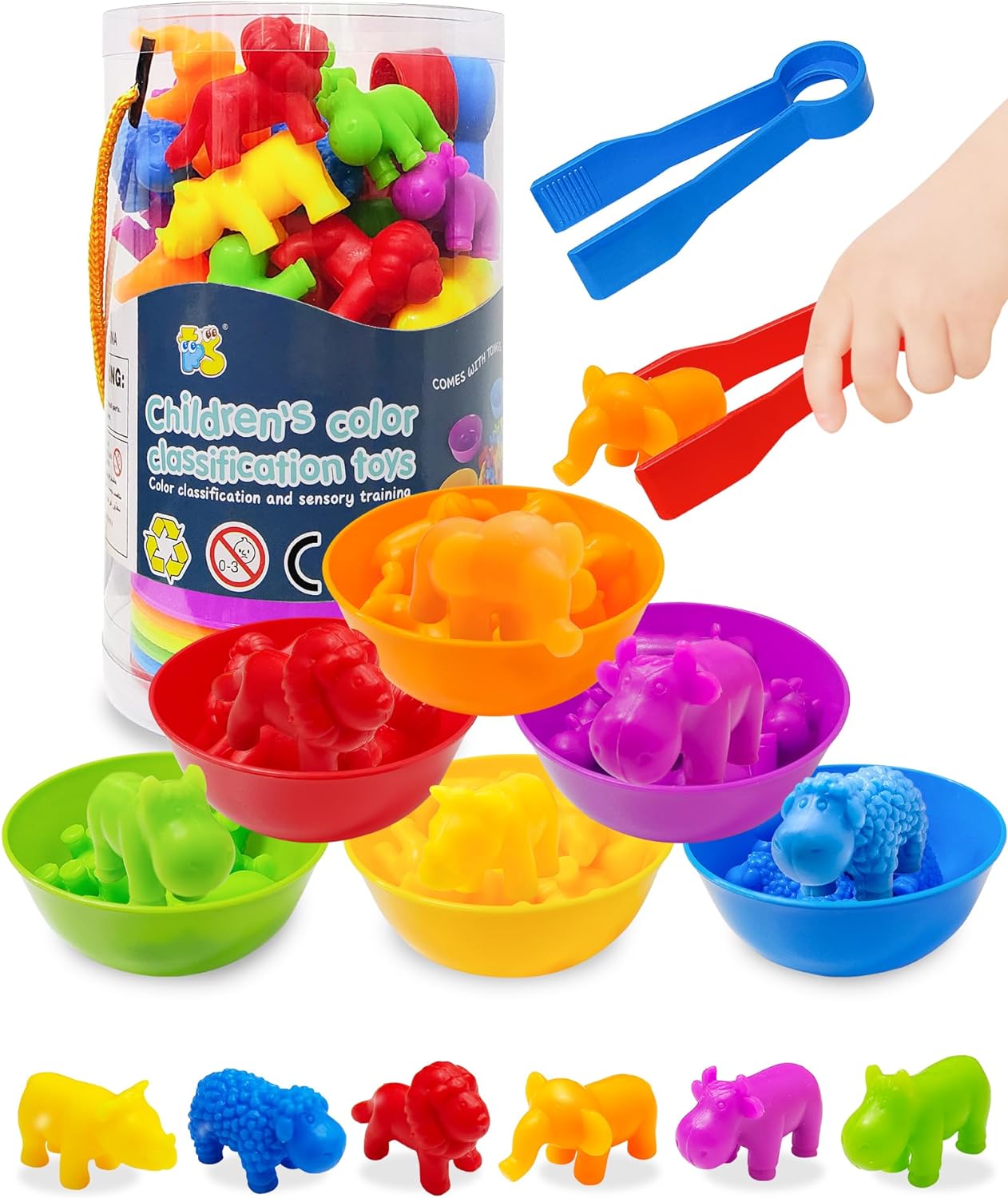 Counting Animal Montessori Toys for 3 4 5 Years Old Boys Girls, Toddler Preschoo...