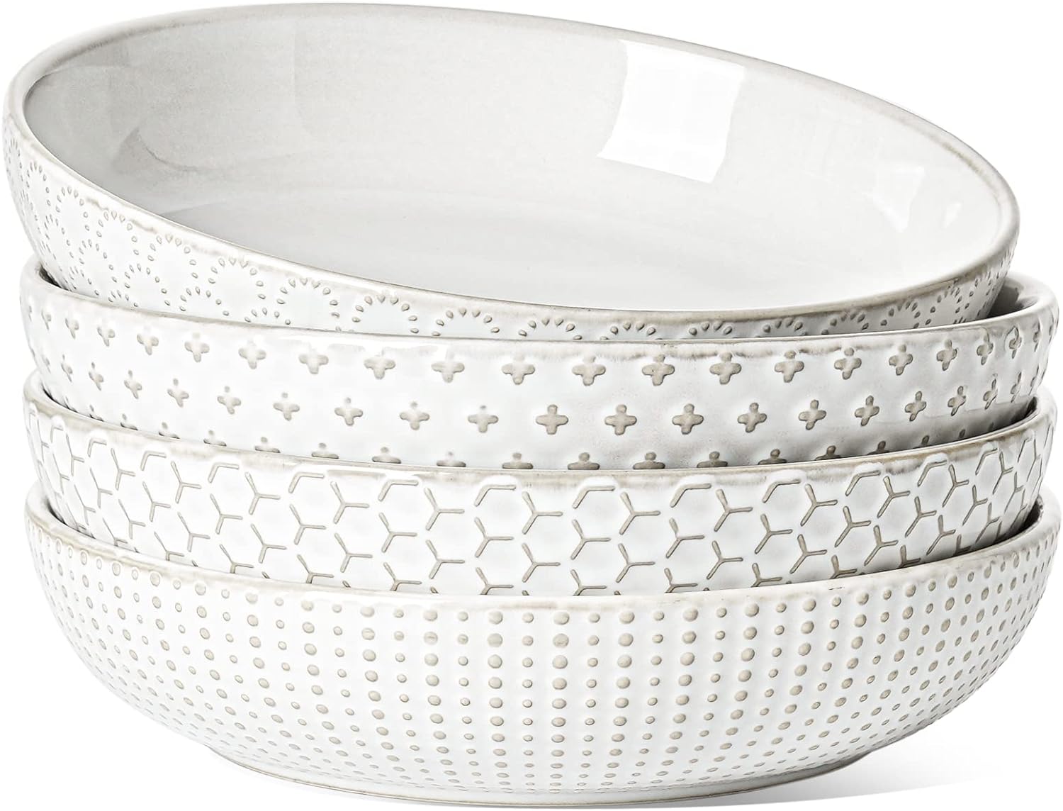 LE TAUCI Pasta Bowl 36 oz, Salad Bowl Serving Plate Bowls, Housewarming Wedding...