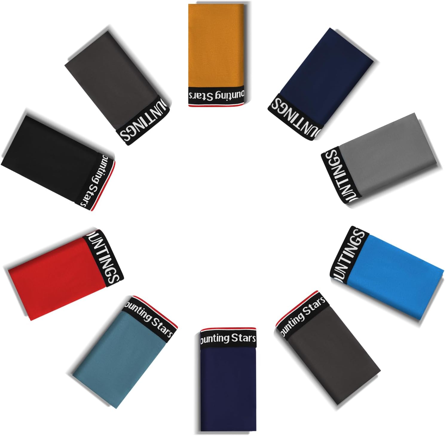 Natural Feelings Mens Underwear Pack of 5-7 Cotton Trunk Boxer Shorts L D: 7 Pca...