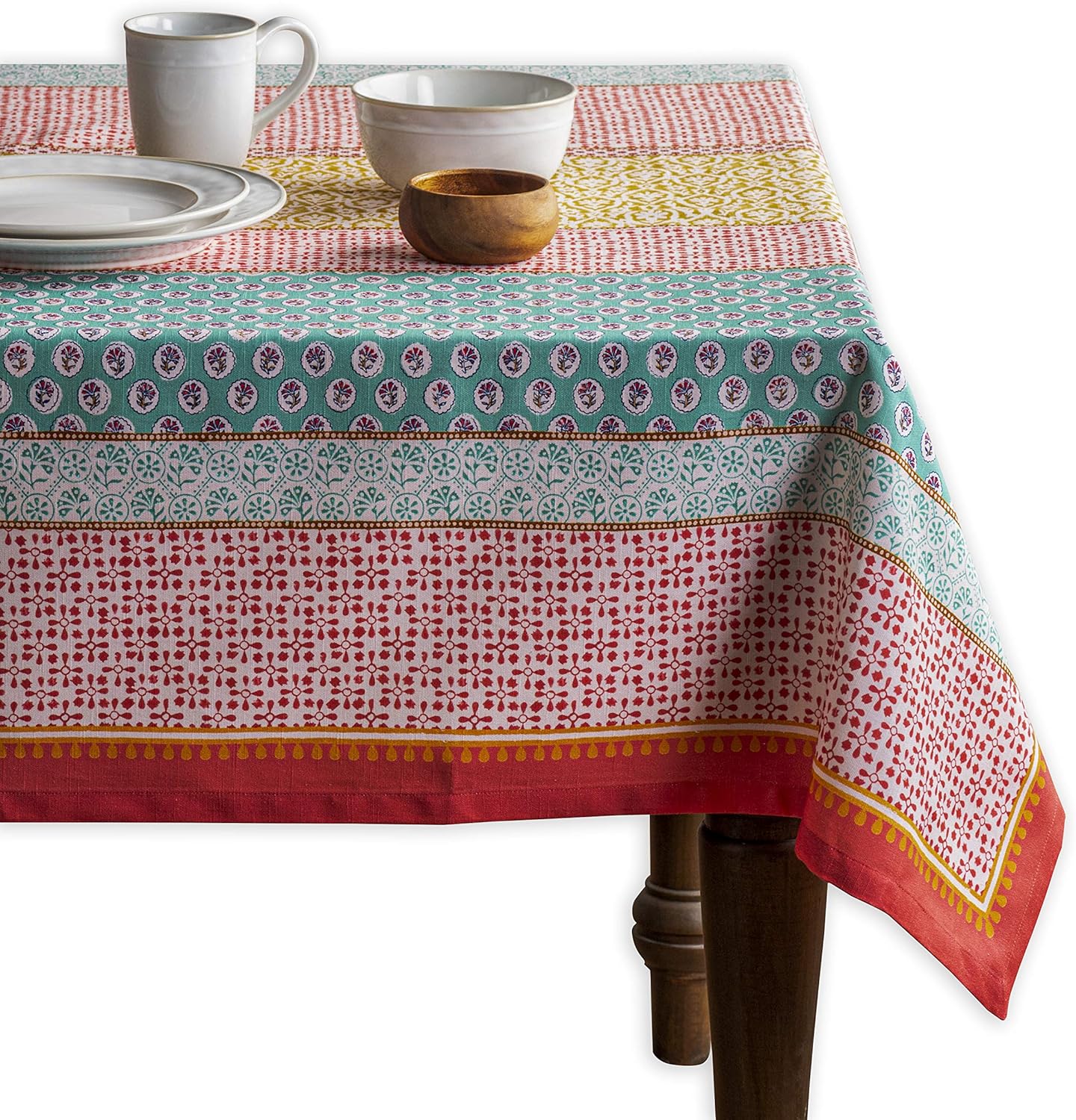 Maison d' Hermine Tablecloths 100% Cotton 54"x72" Decorative Rectangle Tableclot...