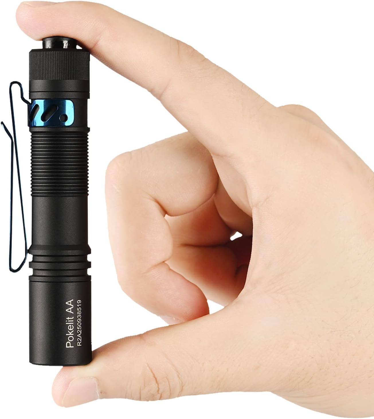 ACEBEAM Pokelit AA Rechargeable Mini Flashlight with Clip, 550 High Lumens Pocke...