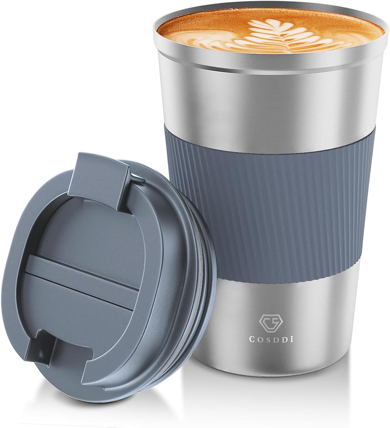 CS COSDDI 12 oz Stainless Steel Vacuum Insulated Tumbler - Coffee Travel Mug Spi...